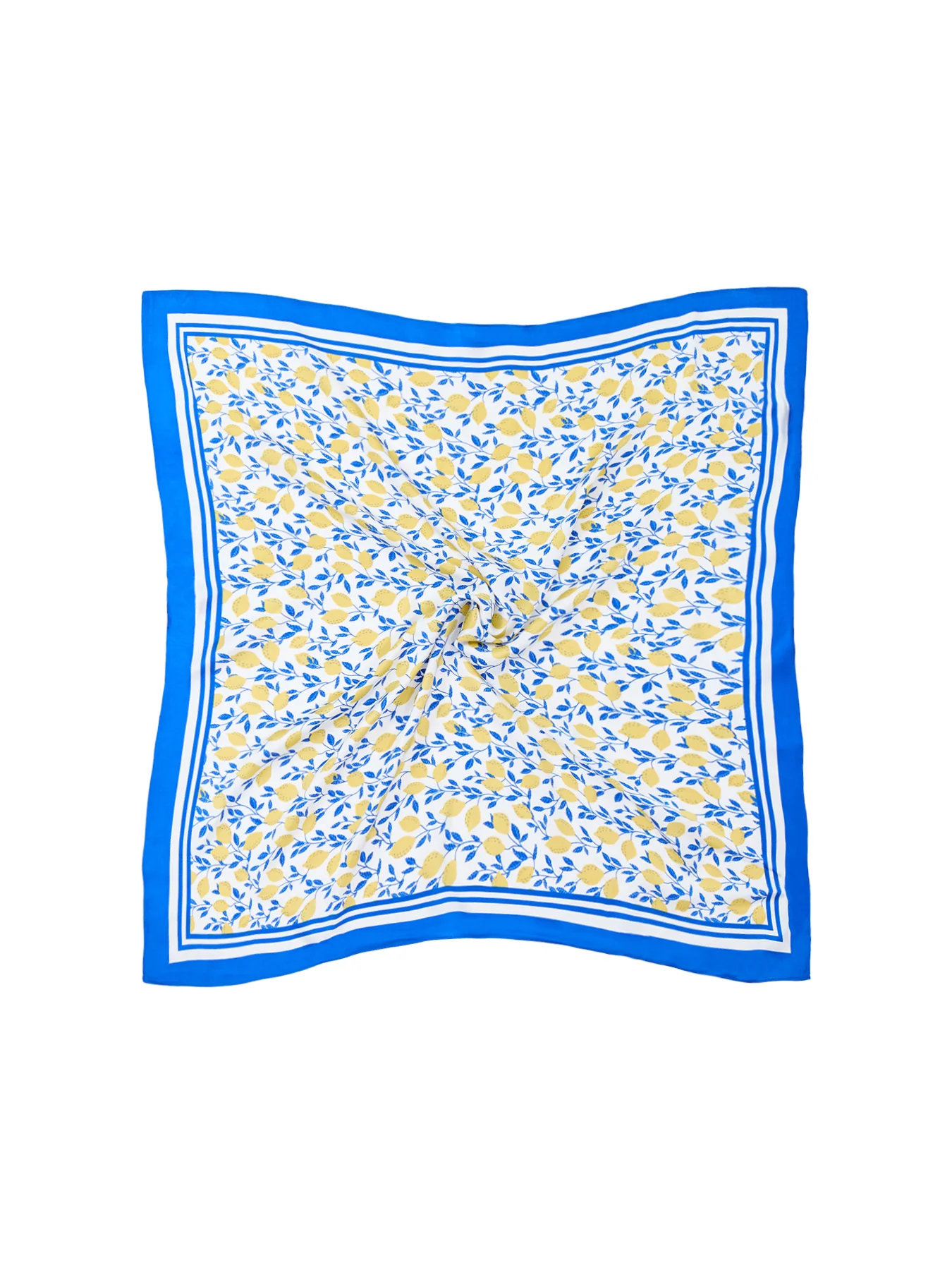 Jarina Square Scarf Blue