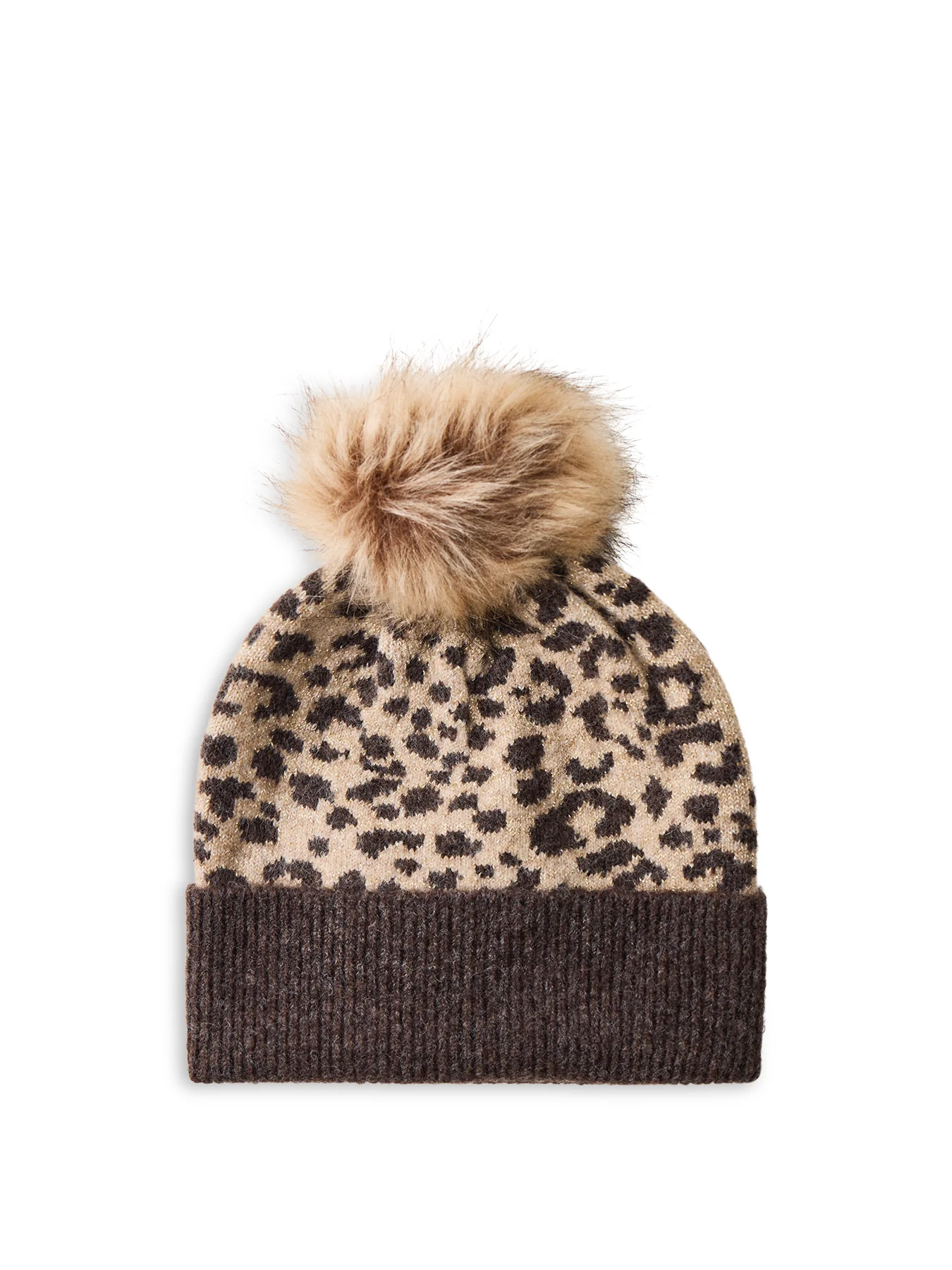 Jumbo Leopard Bobble Hat