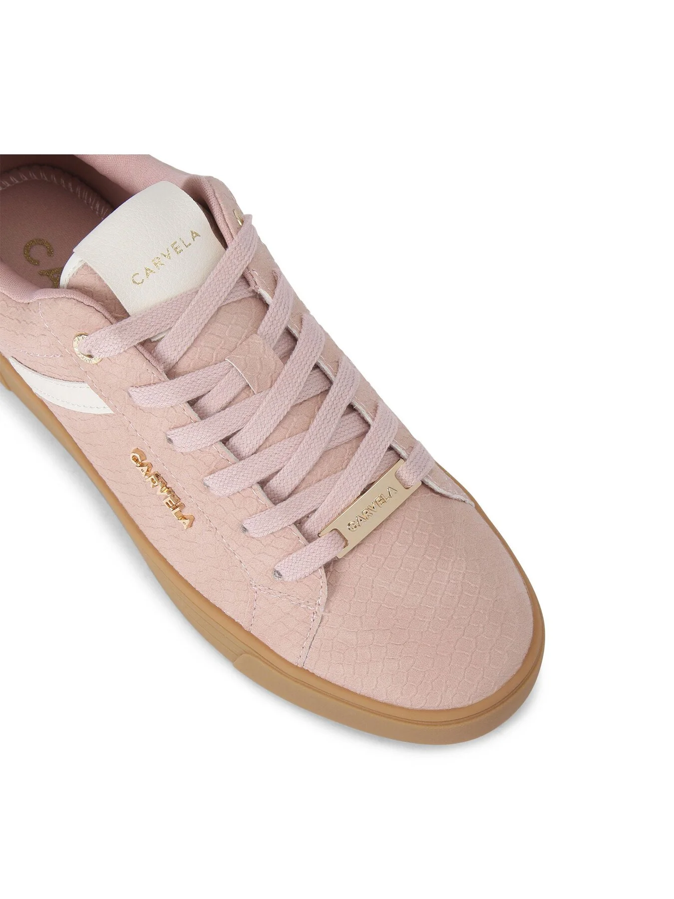 Daze Gum Flatform Trainers Pink - Image 4