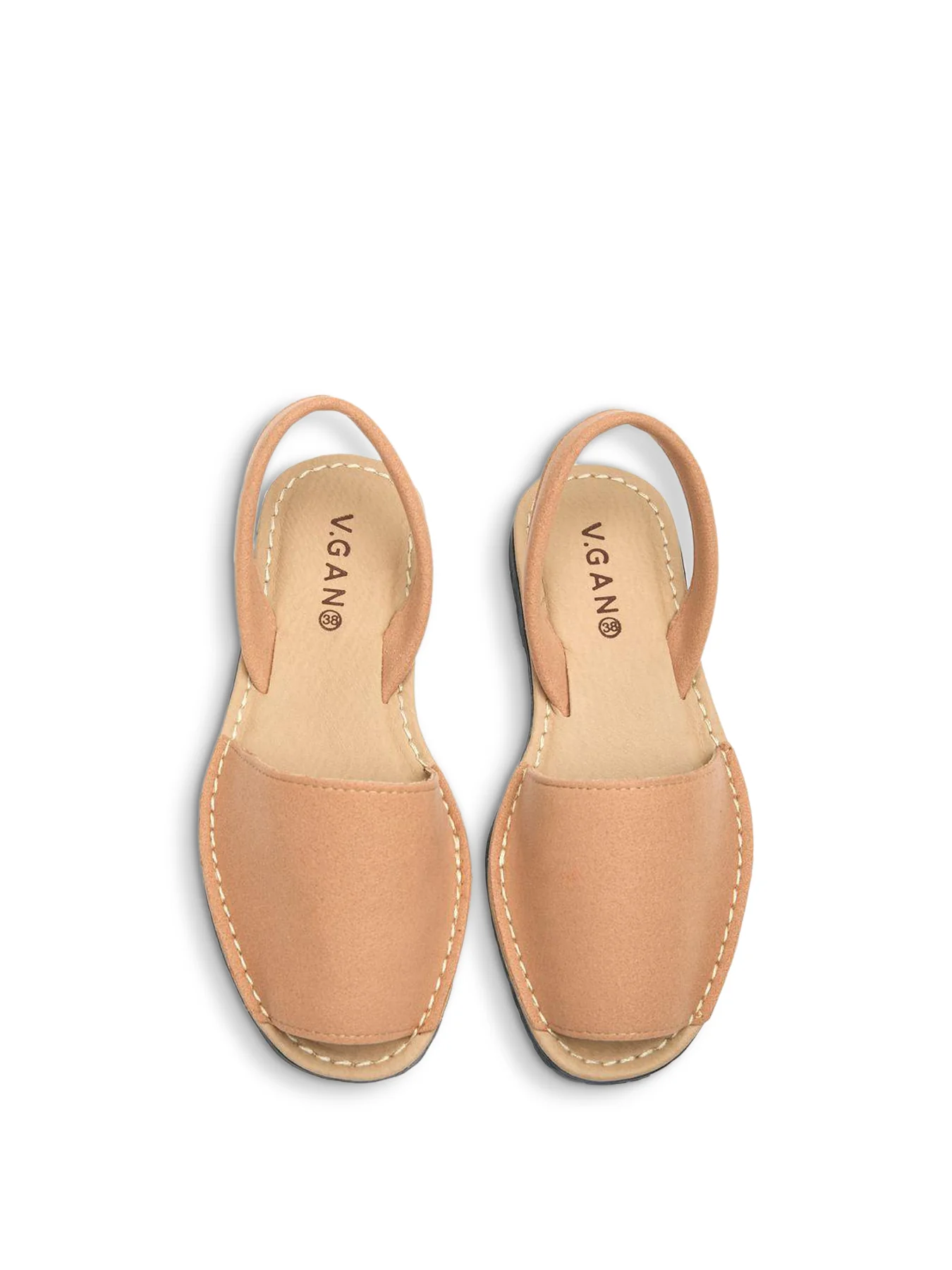 V.Gan Vegan Rambu Menorcan Sandals Pink - Image 3