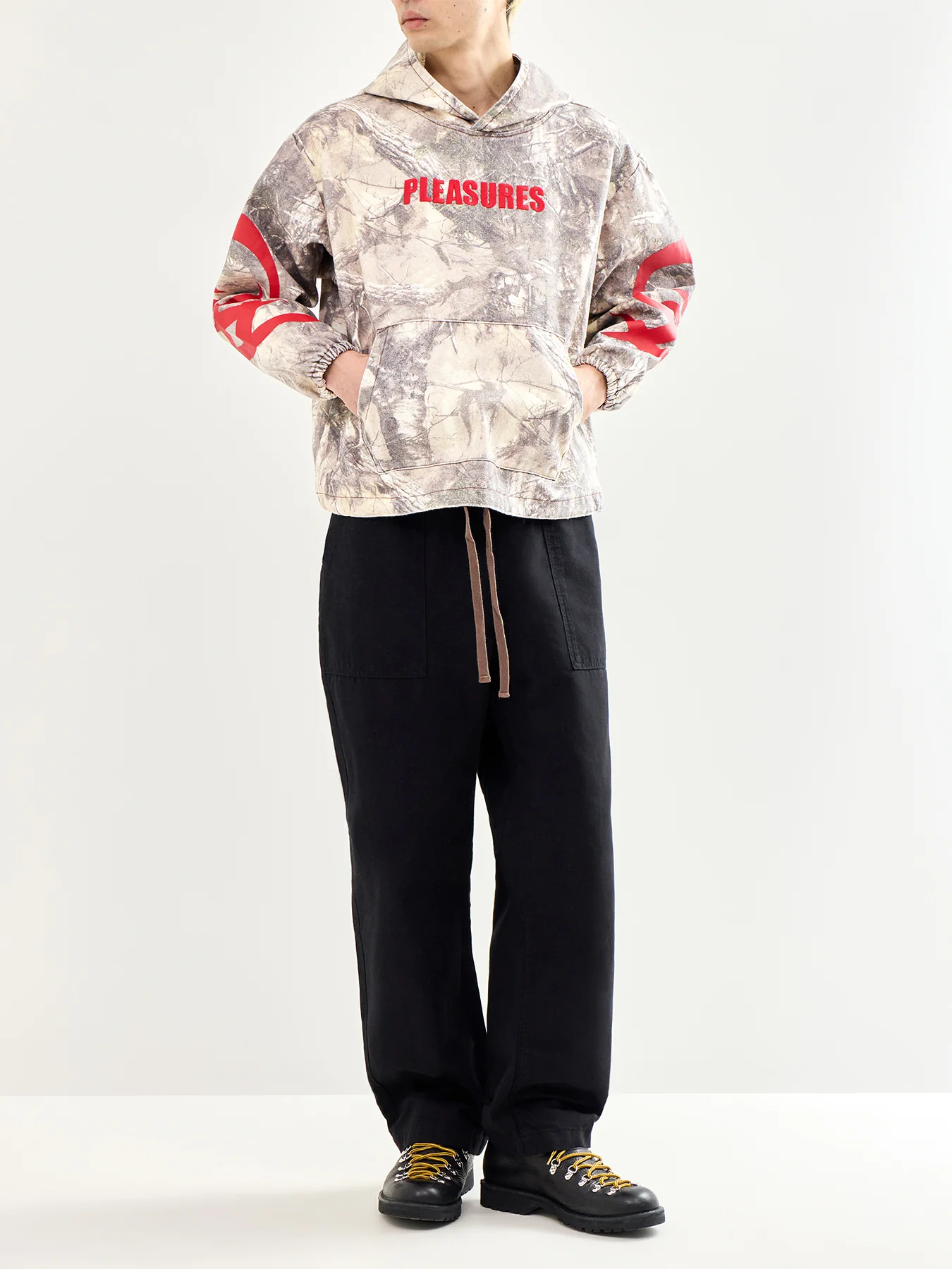 Hunt Canvas Poncho Hoodie Multi - Image 2