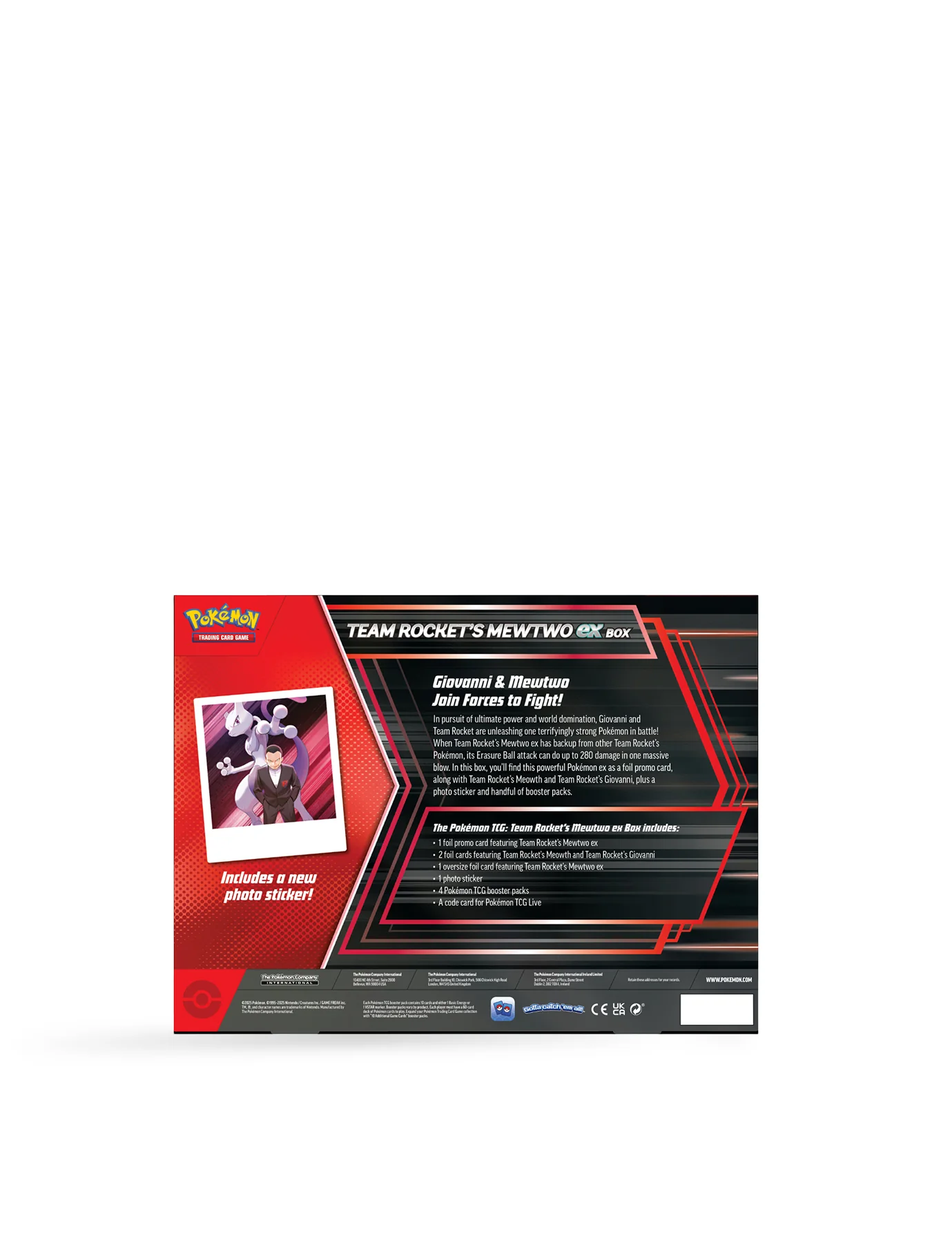Pokémon Team Rocket’s Mewtwo Ex Box - Image 3