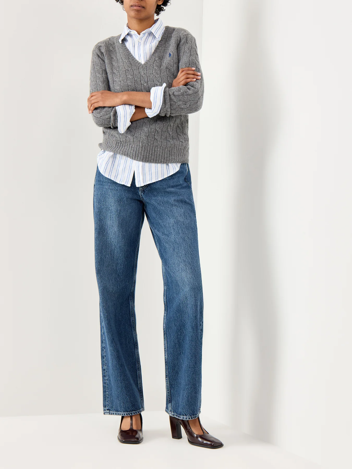 Kimberly Long Sleeve Pullover Grey - Image 2