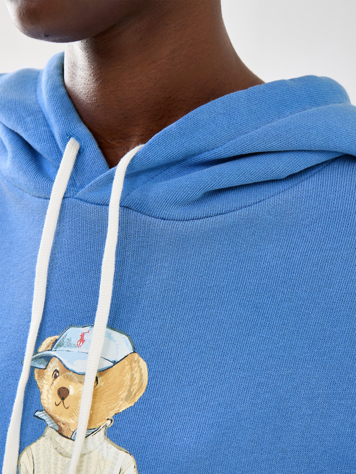 Knit Bear Sweatshirt Summer Blue - Image 3