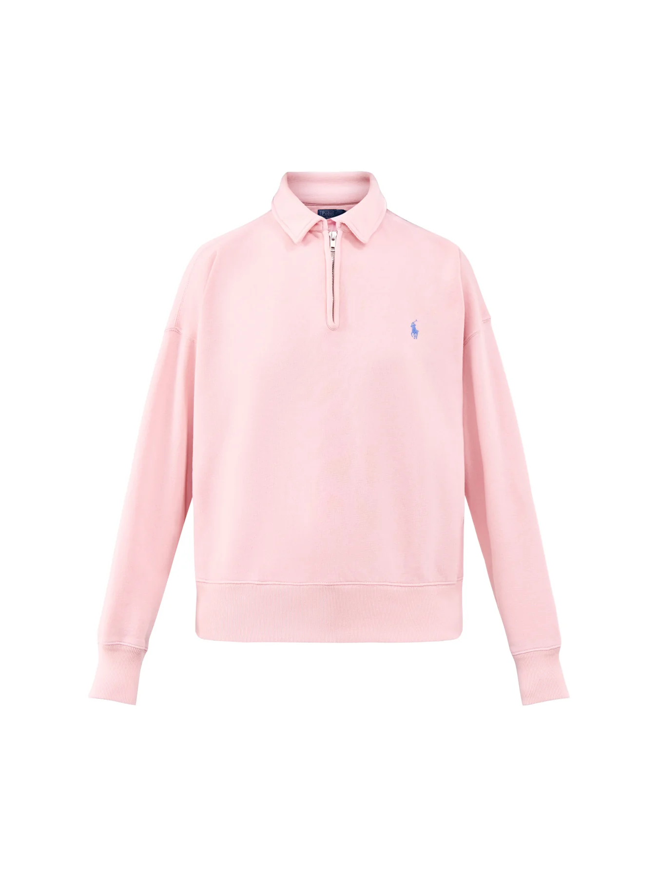 Half Zip Sweatshirt Pink