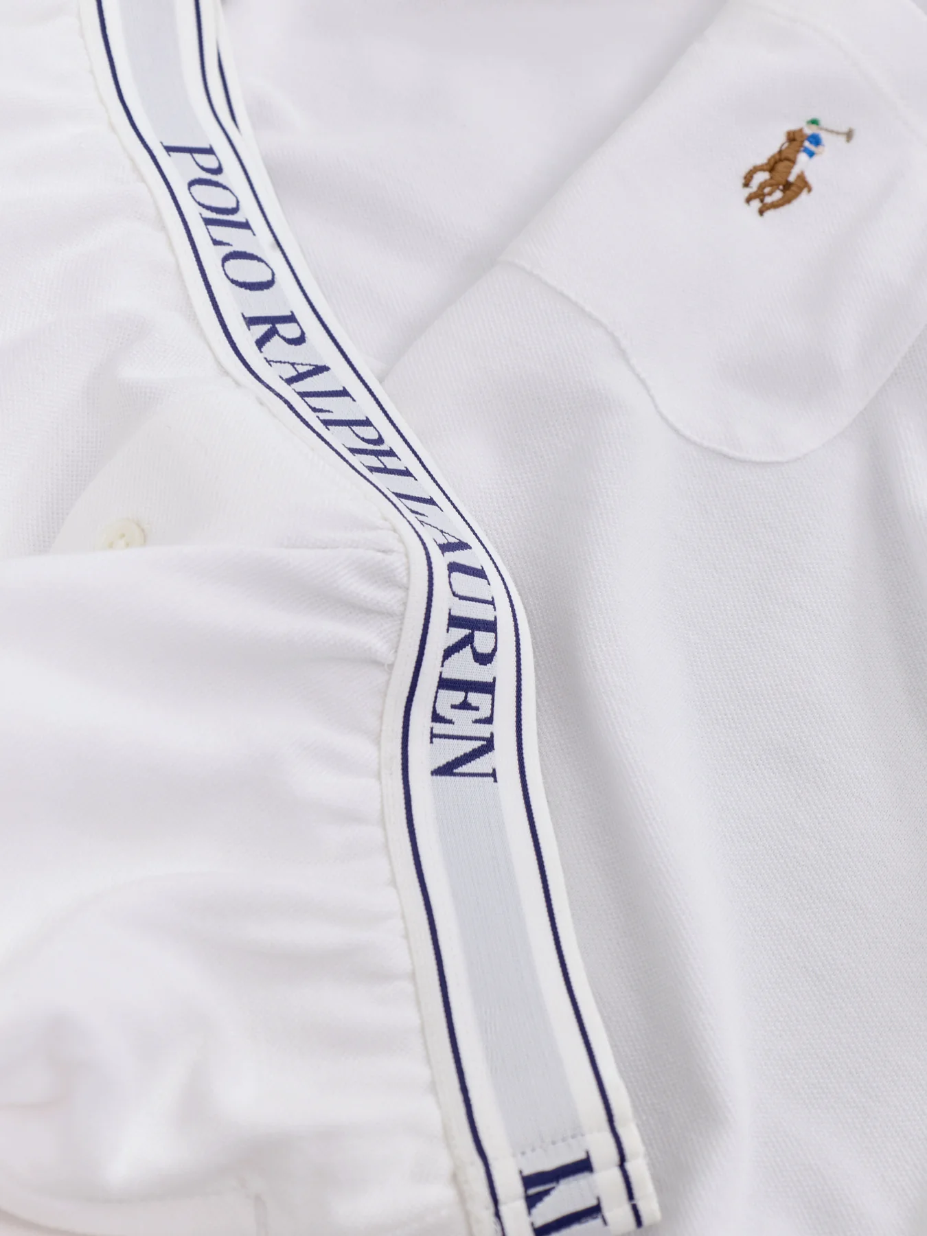 Knit Oxford Short Sleeve Set White - Image 5