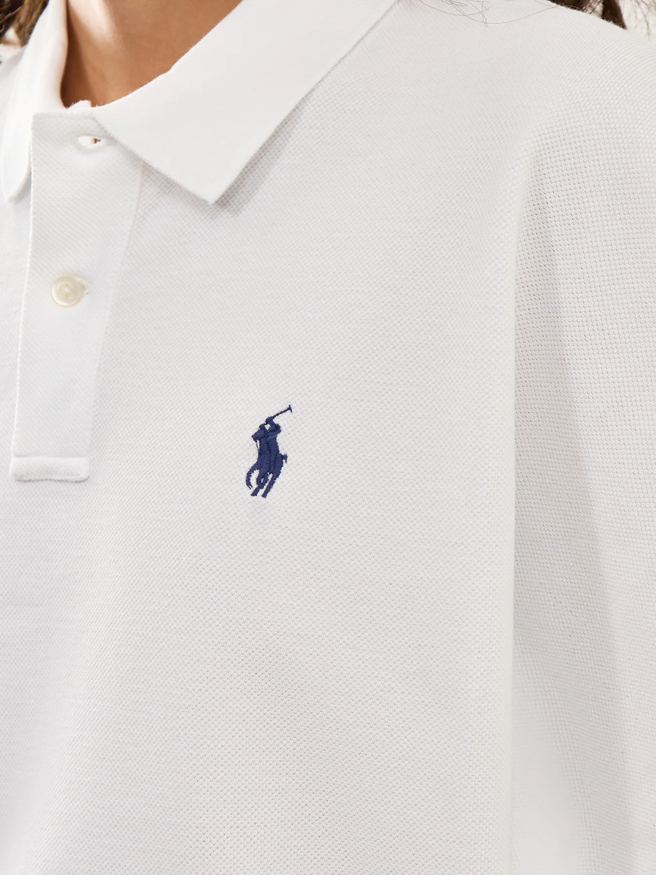 Knit Polo White - Image 3