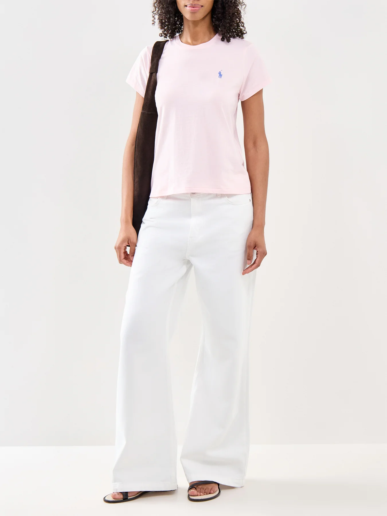 Cotton Short Sleeve T-Shirt Pink - Image 2