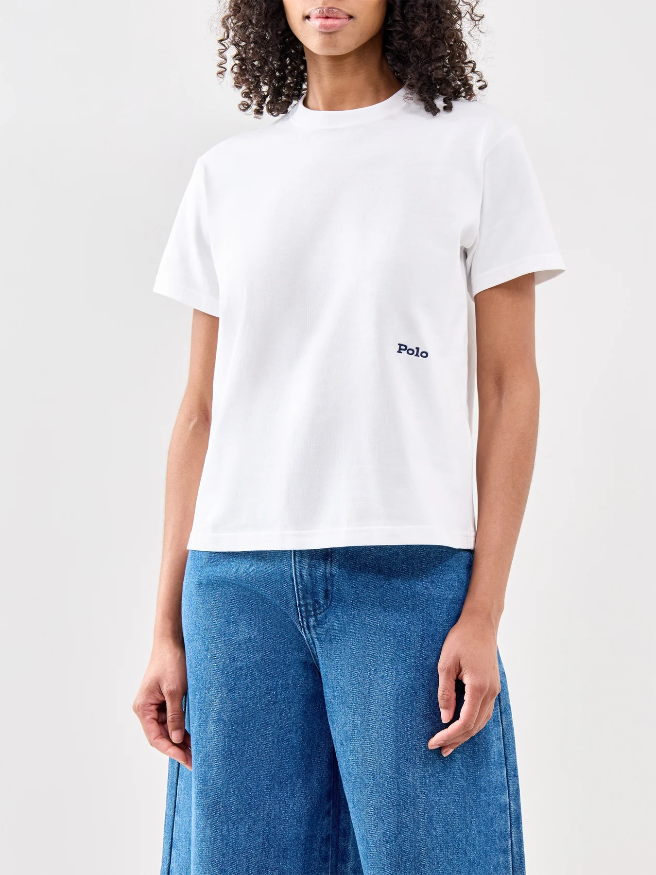 Cotton Short Sleeve T-Shirt White - Image 4