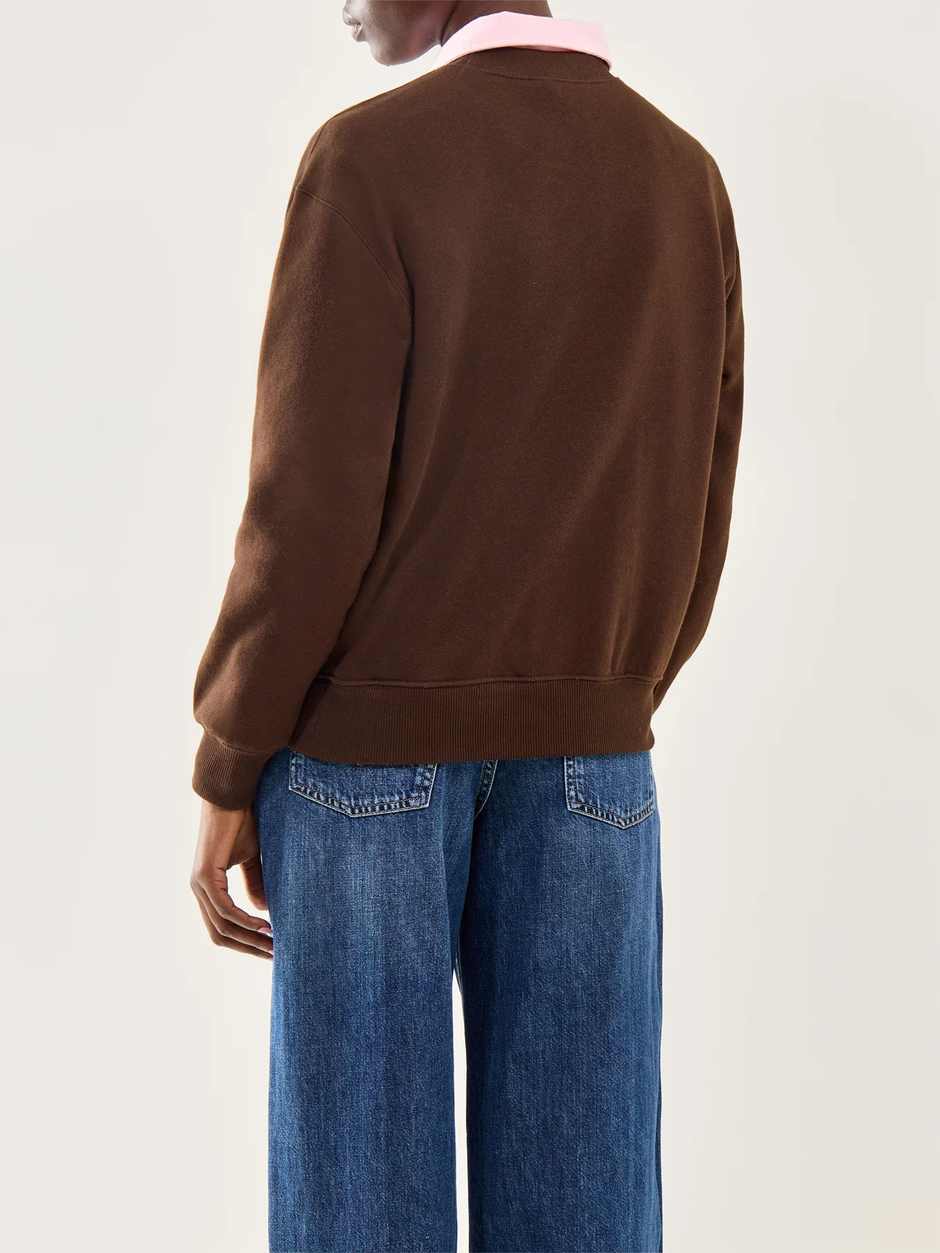 Knit Sweatshirt Brown - Image 5