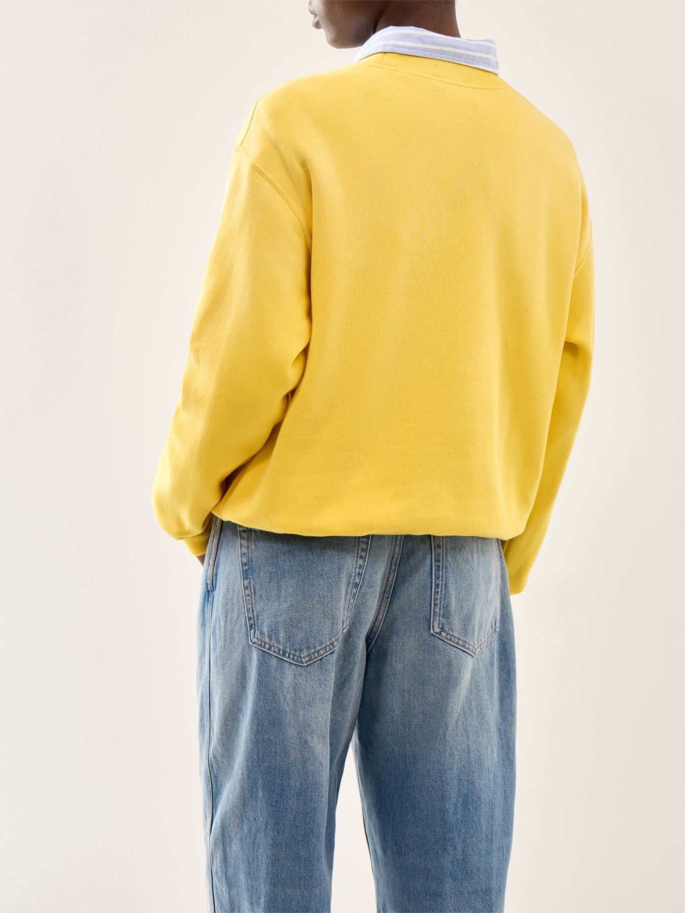 Knit Sweatshirt Yellow - Image 5