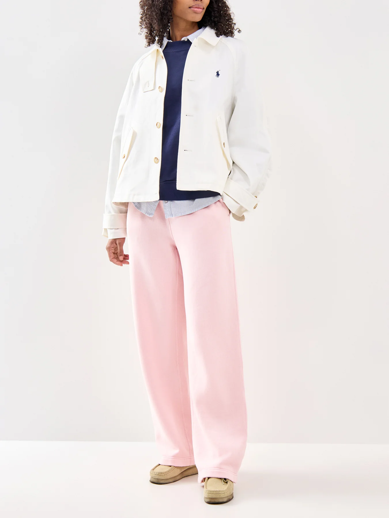 Wide Leg Sweatpants Pink - Image 2