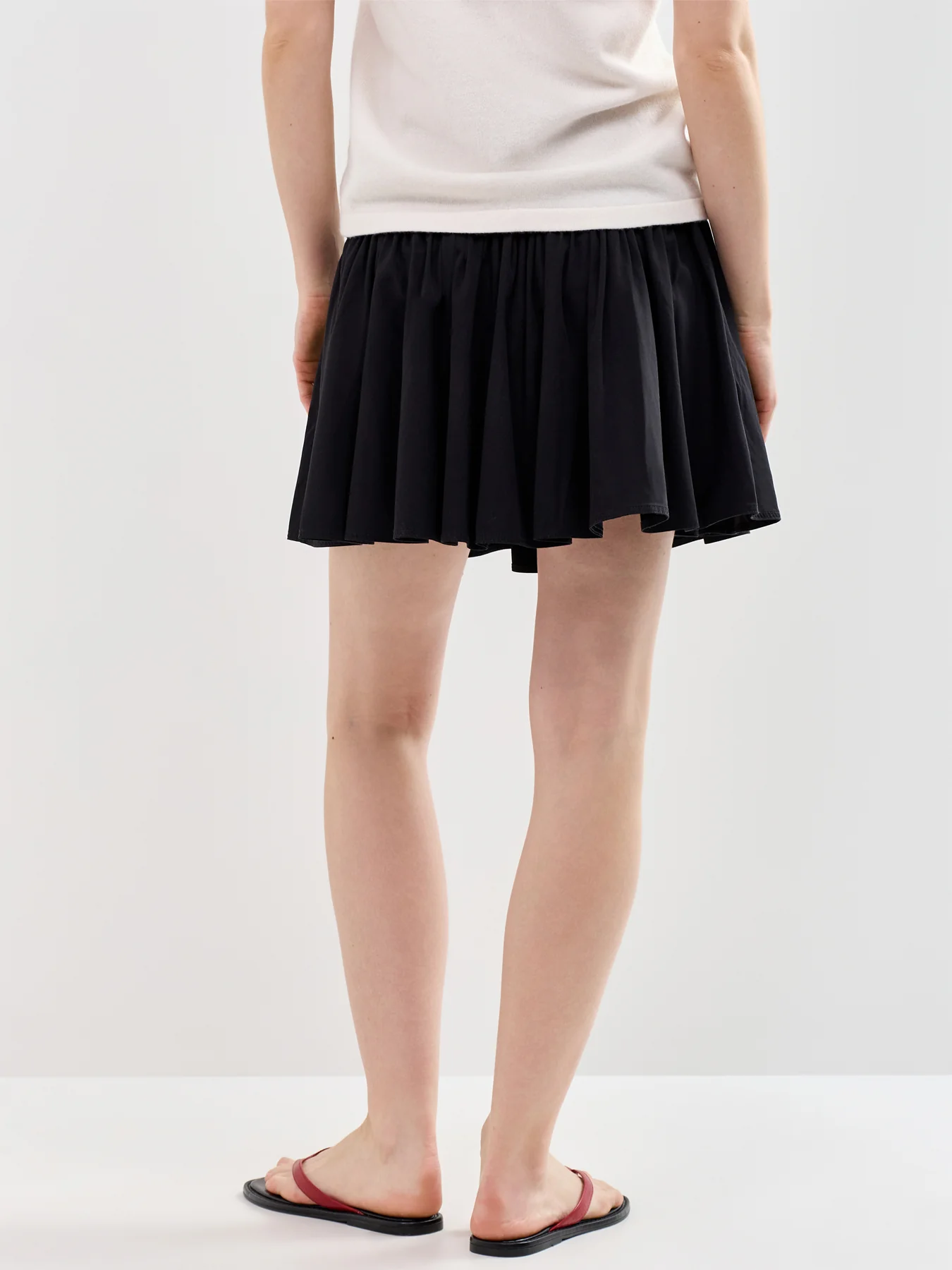 Mini A-Line Skirt Black - Image 5