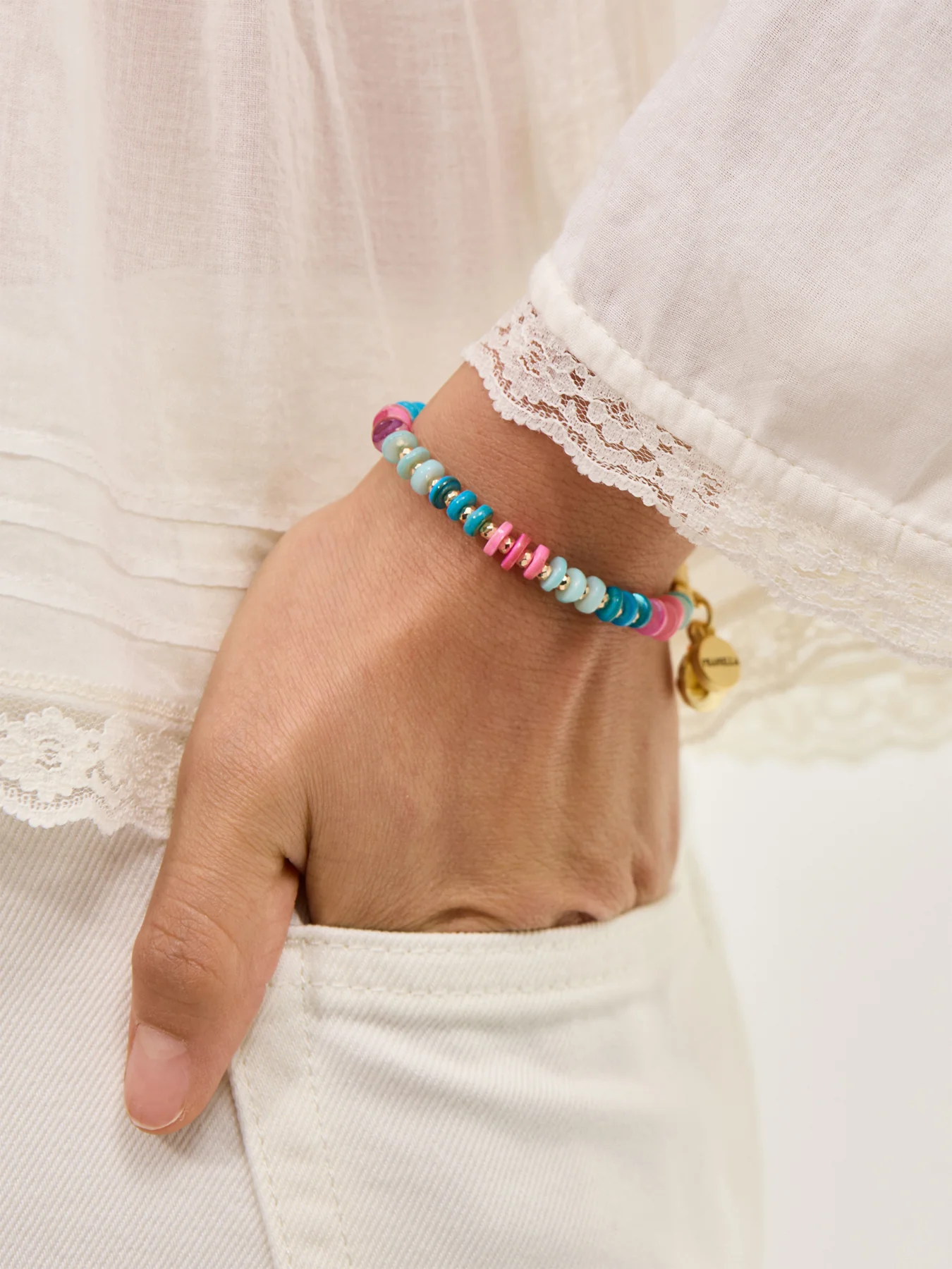 Yucca Korn Shell Bracelet - Image 2