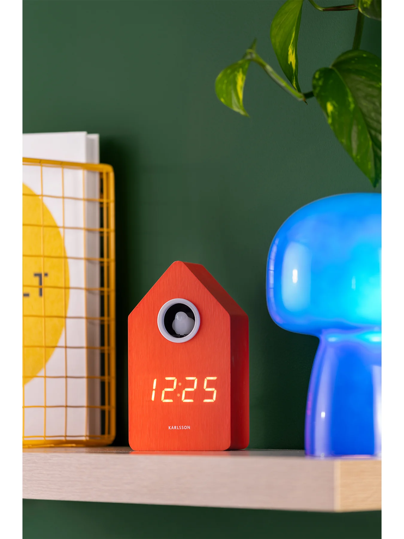 Cuckoo LED Alarm Clock Orange - Image 3