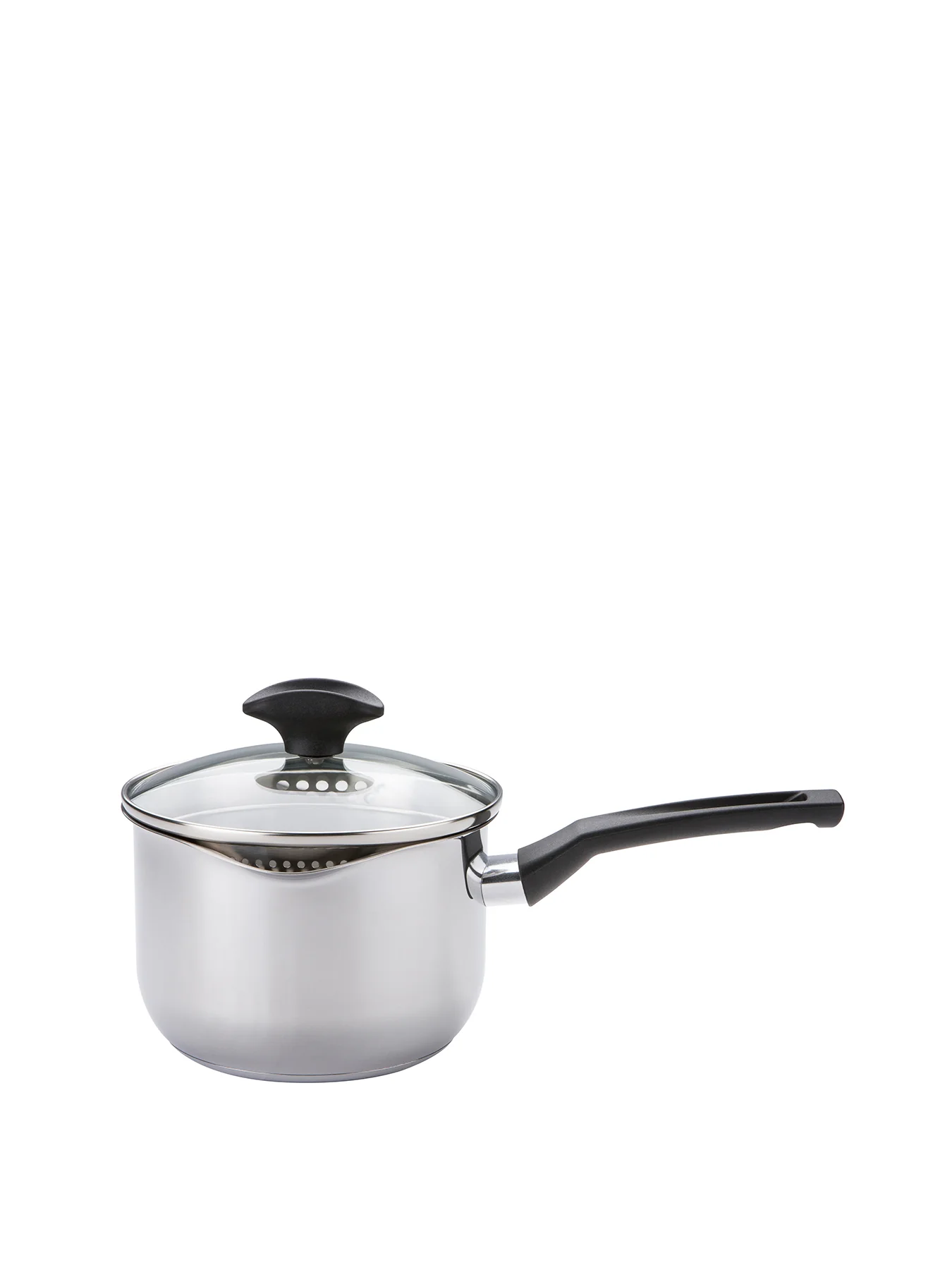 Cook & Strain Saucepan Set Silver - Image 3