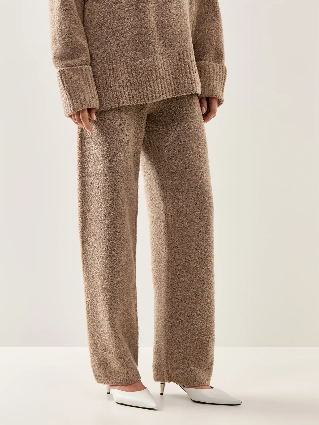 Camille Borg Drawstring Trousers Brown - Image 4