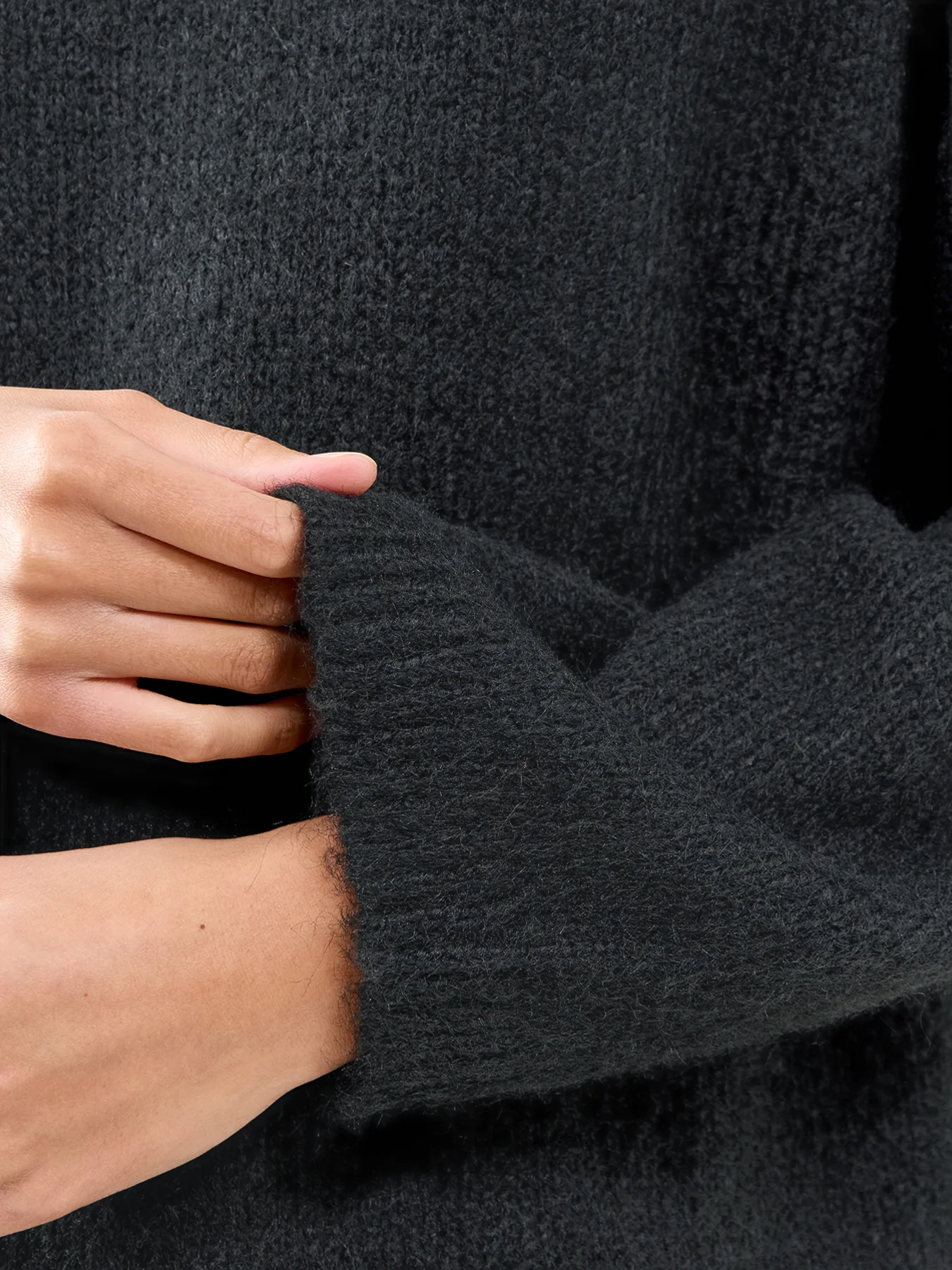 Cece Fluffy Jumper Black - Image 3