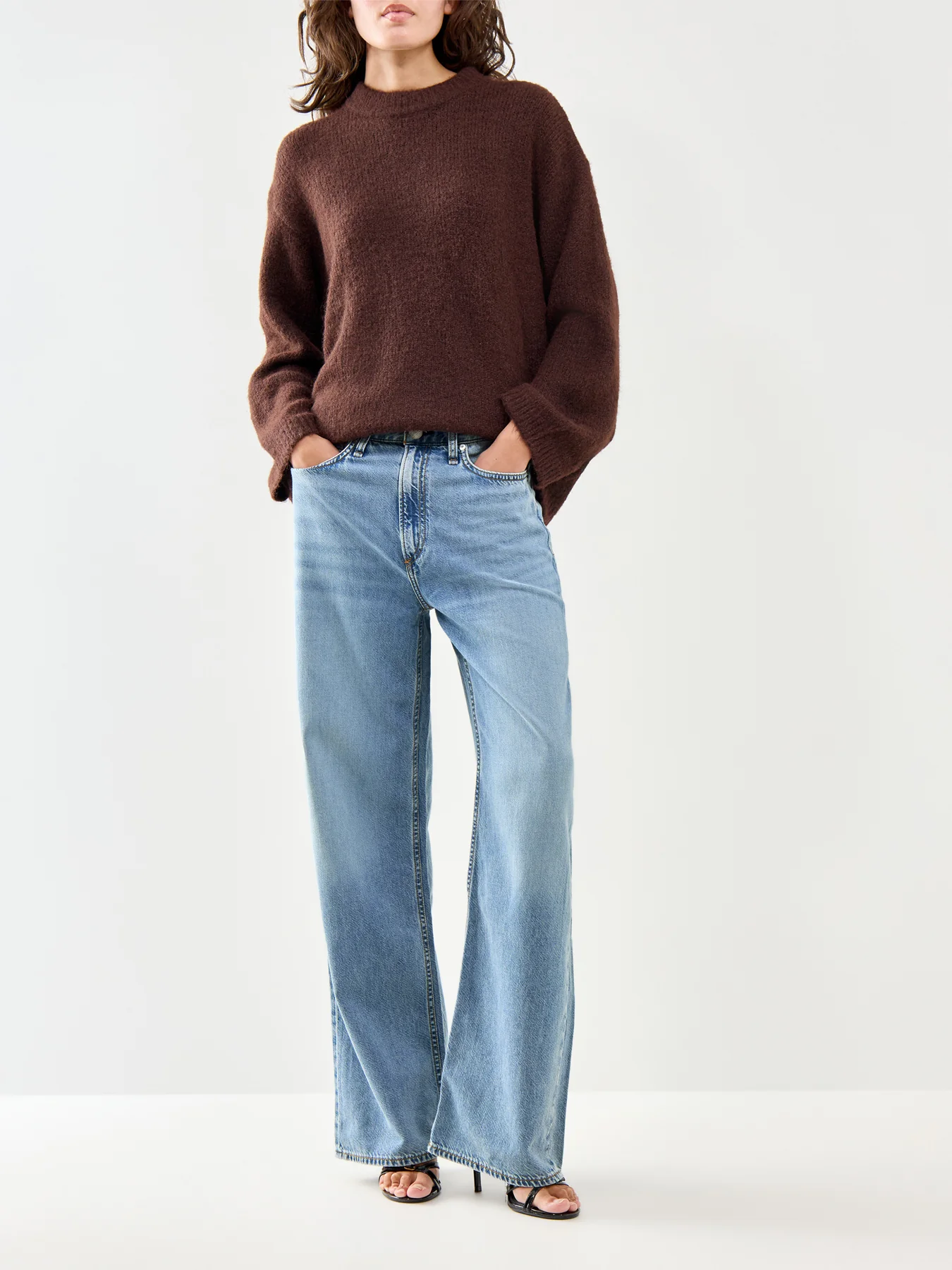 Cece Fluffy Jumper Brown - Image 2