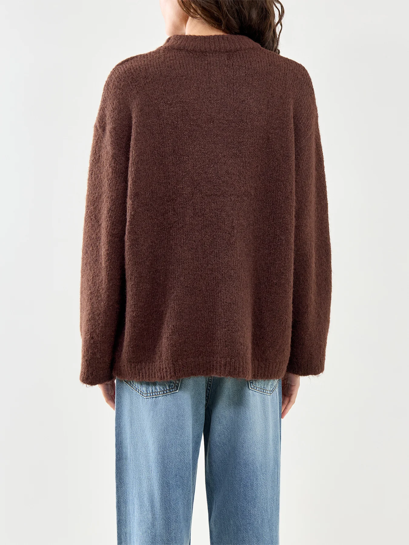 Cece Fluffy Jumper Brown - Image 5
