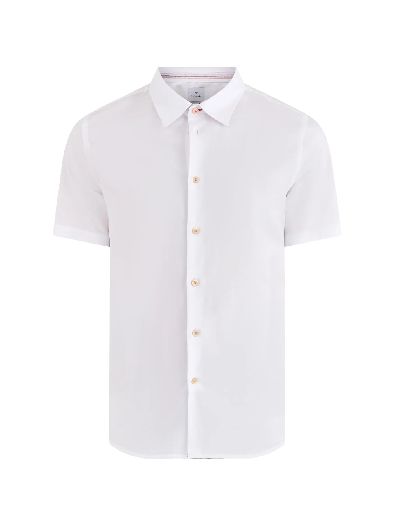 Boxy Oxford Short Sleeve Shirt White