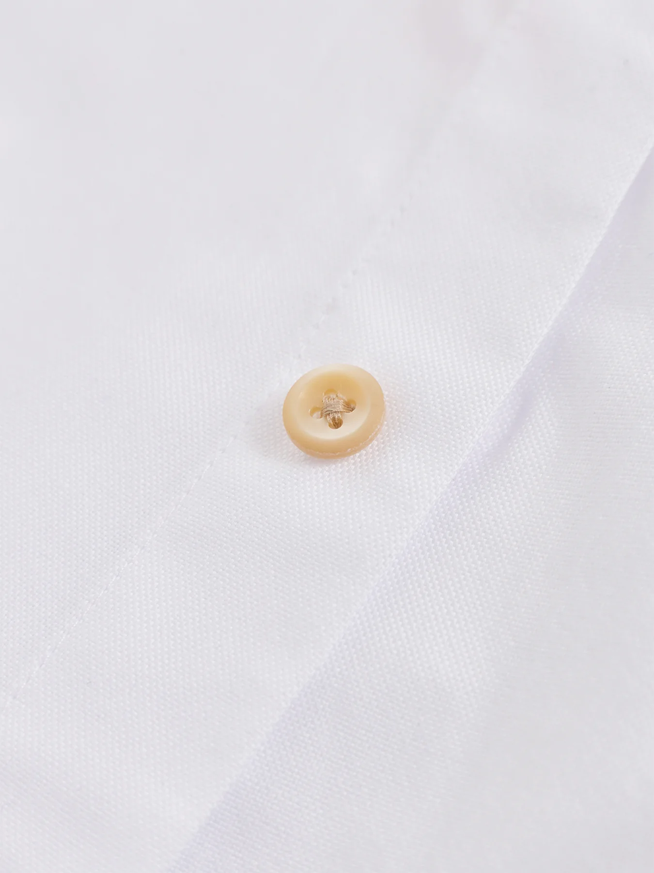 Boxy Oxford Short Sleeve Shirt White - Image 3