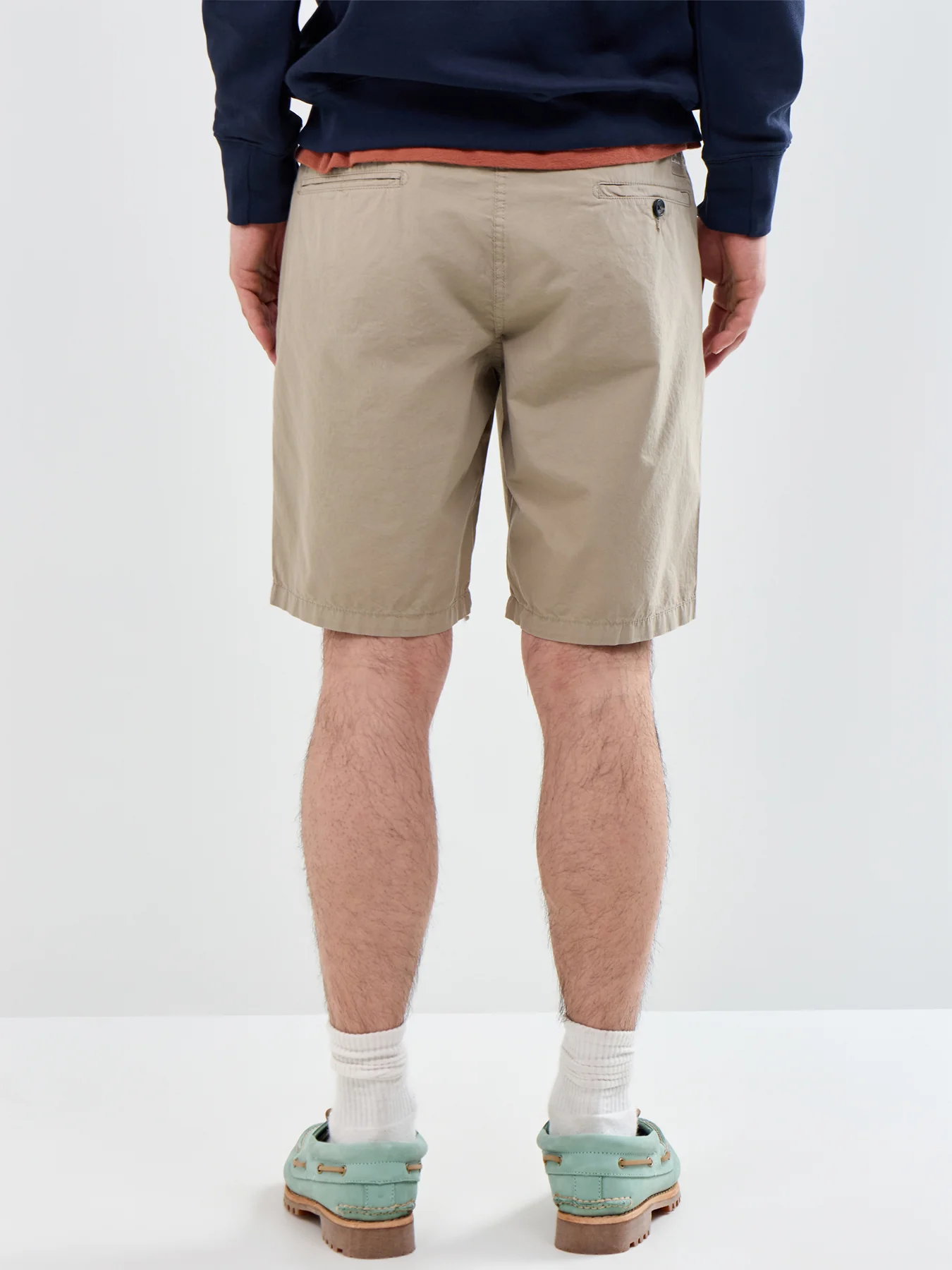Classic Light Cotton Shorts Brown - Image 5