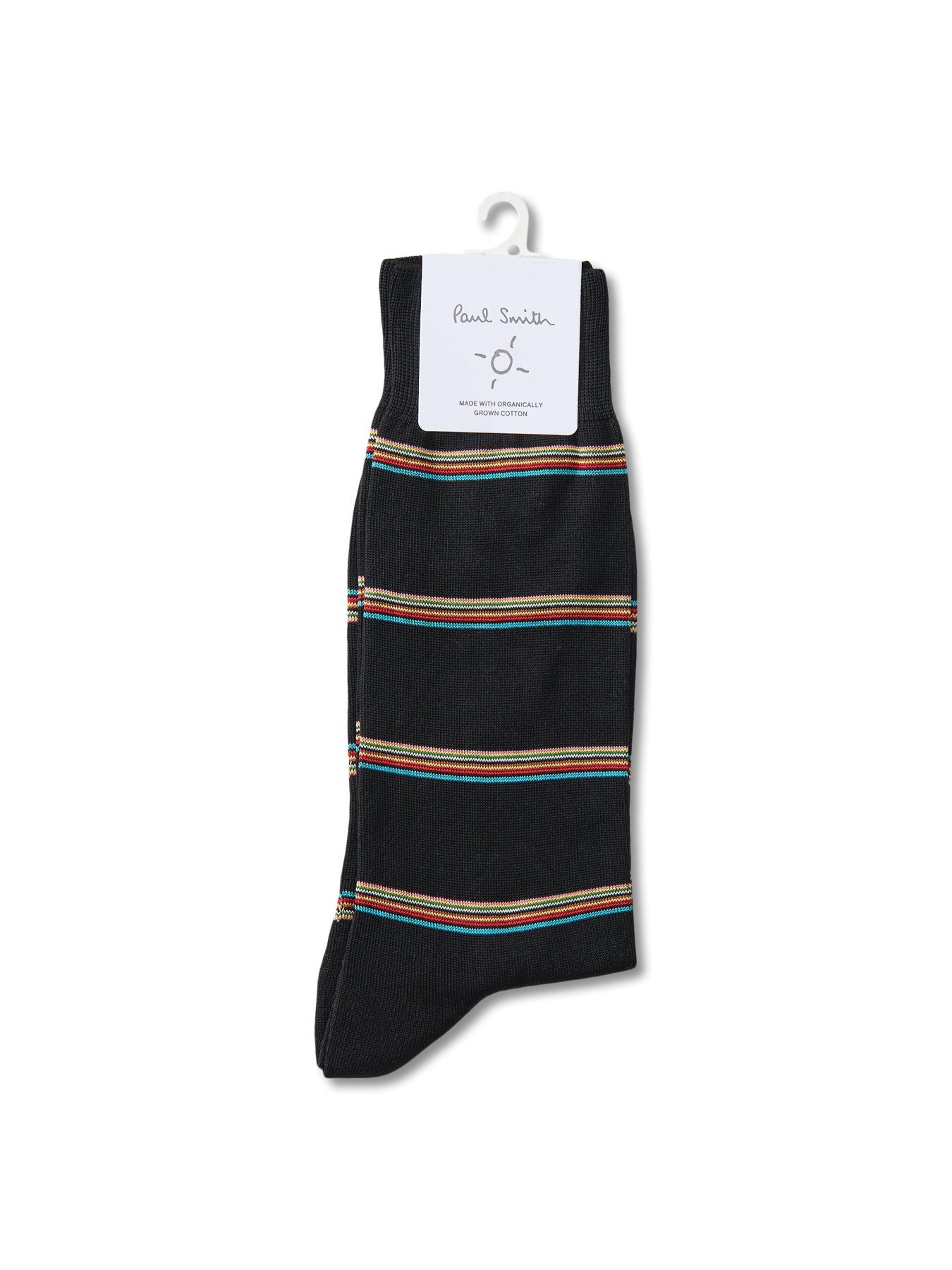 Signature Block Socks Black