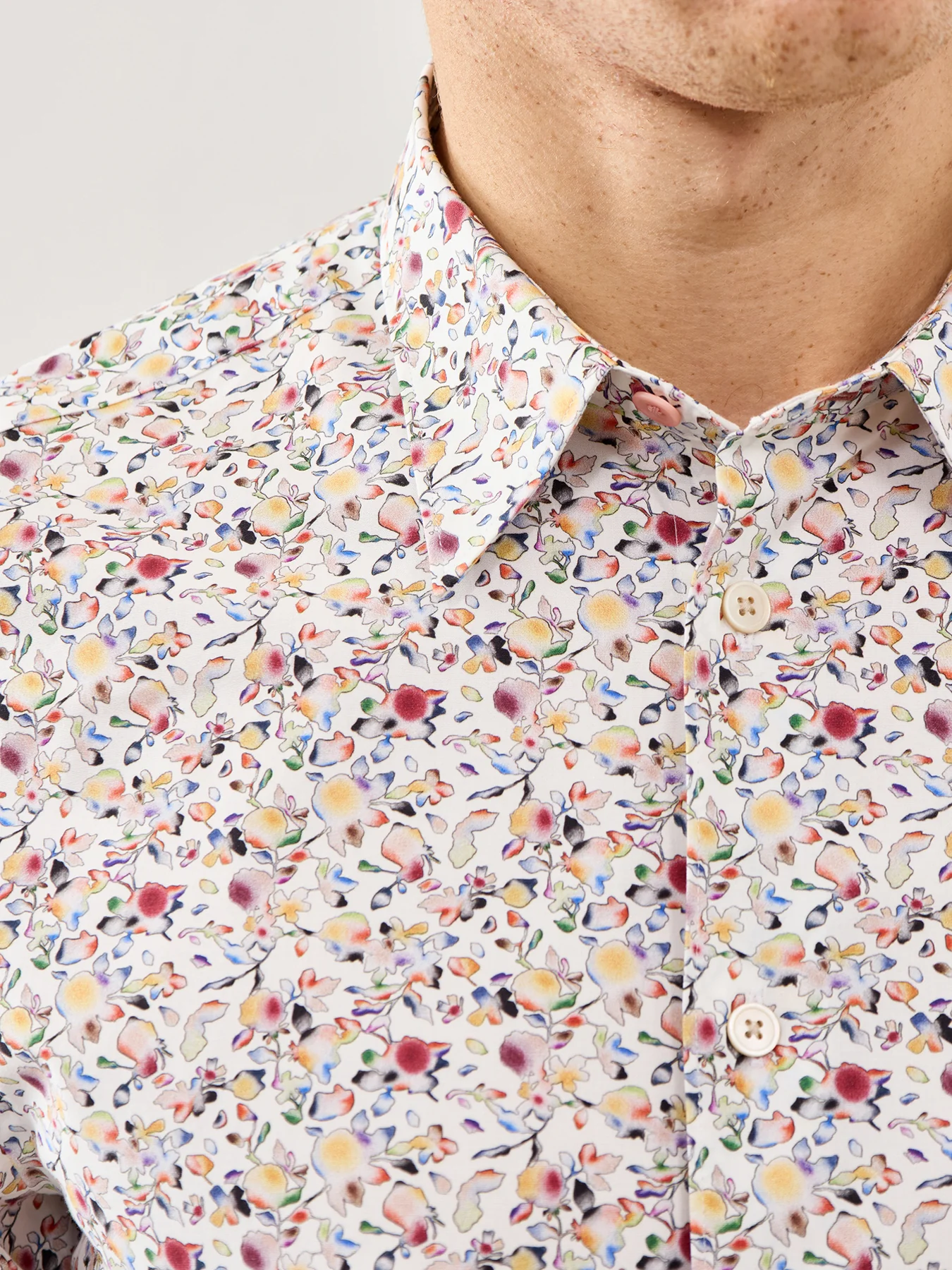 Mini Flowers Print Shirt - Image 3