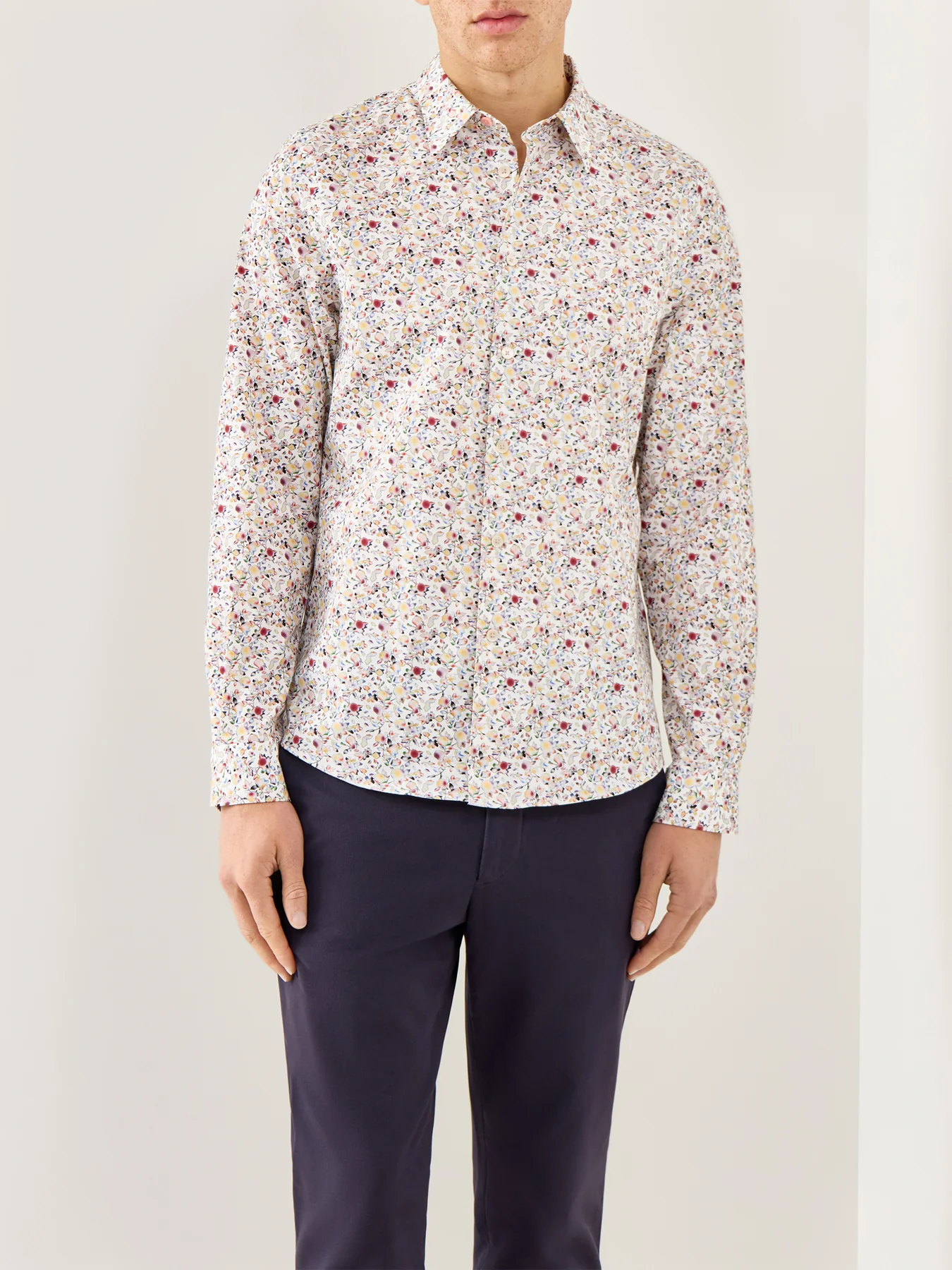 Mini Flowers Print Shirt - Image 4