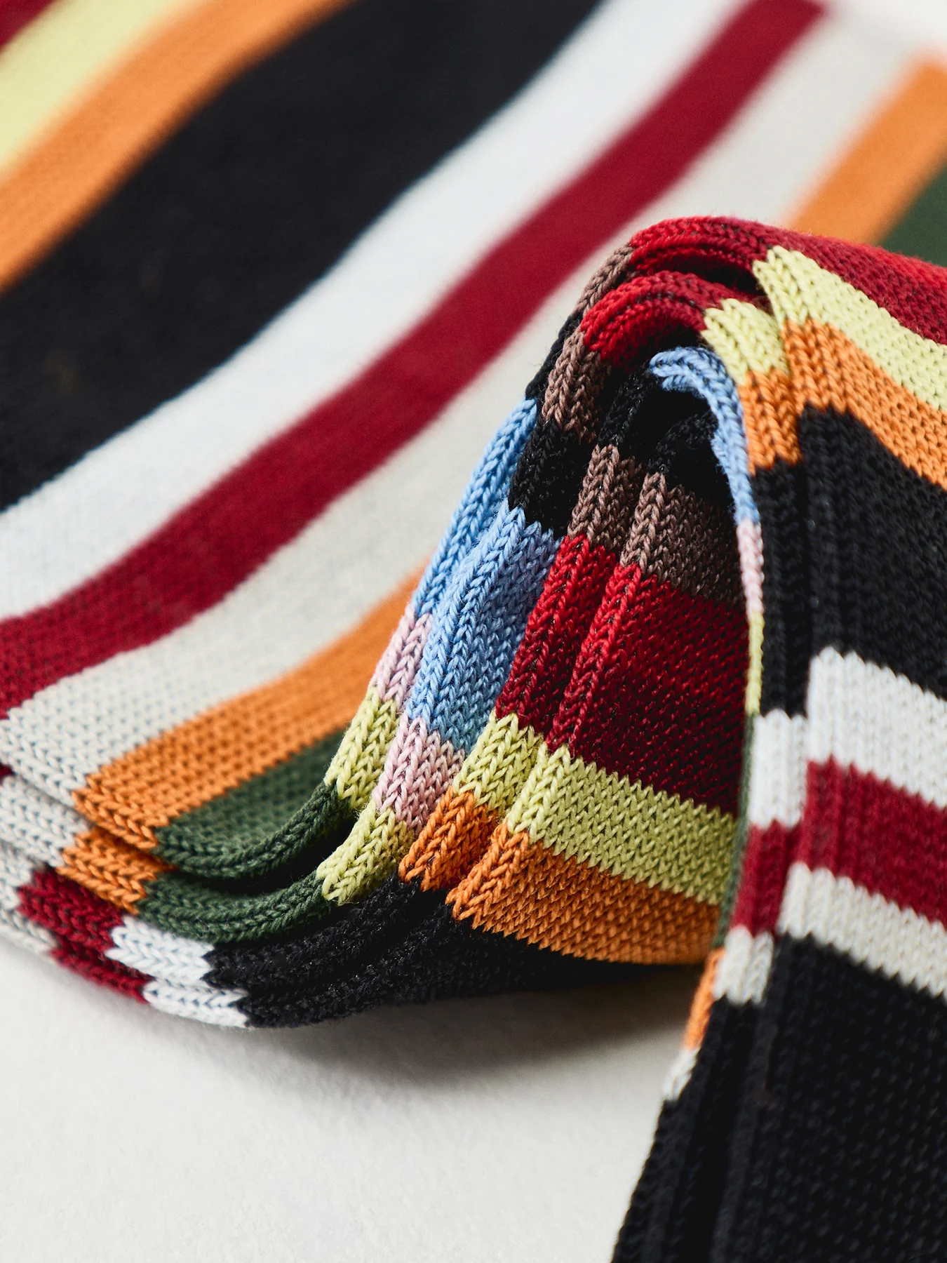 Multi Stripe Crew Socks Multi - Image 2