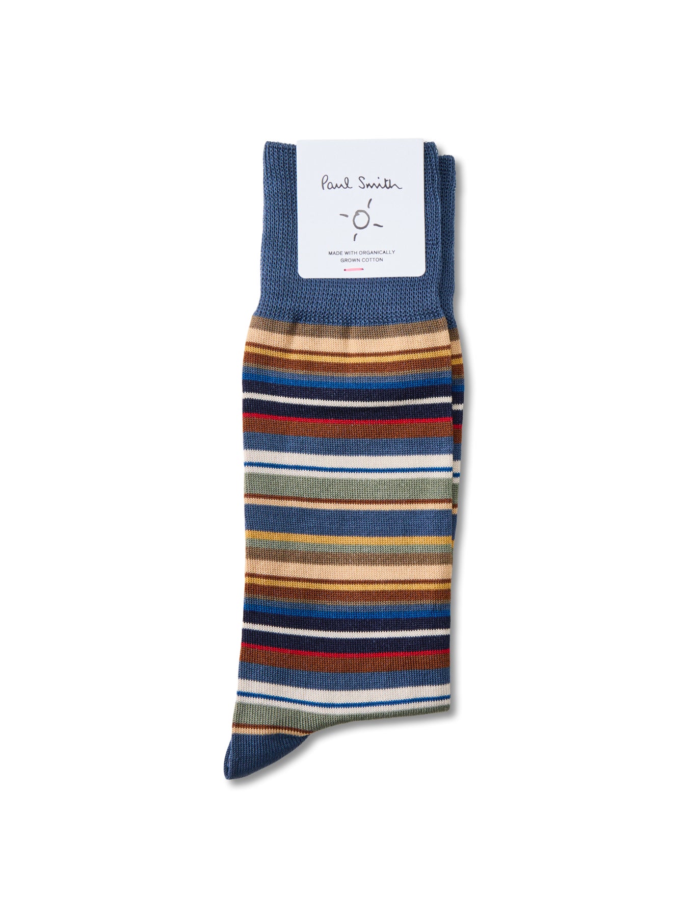 Munich Stripe Socks Blue