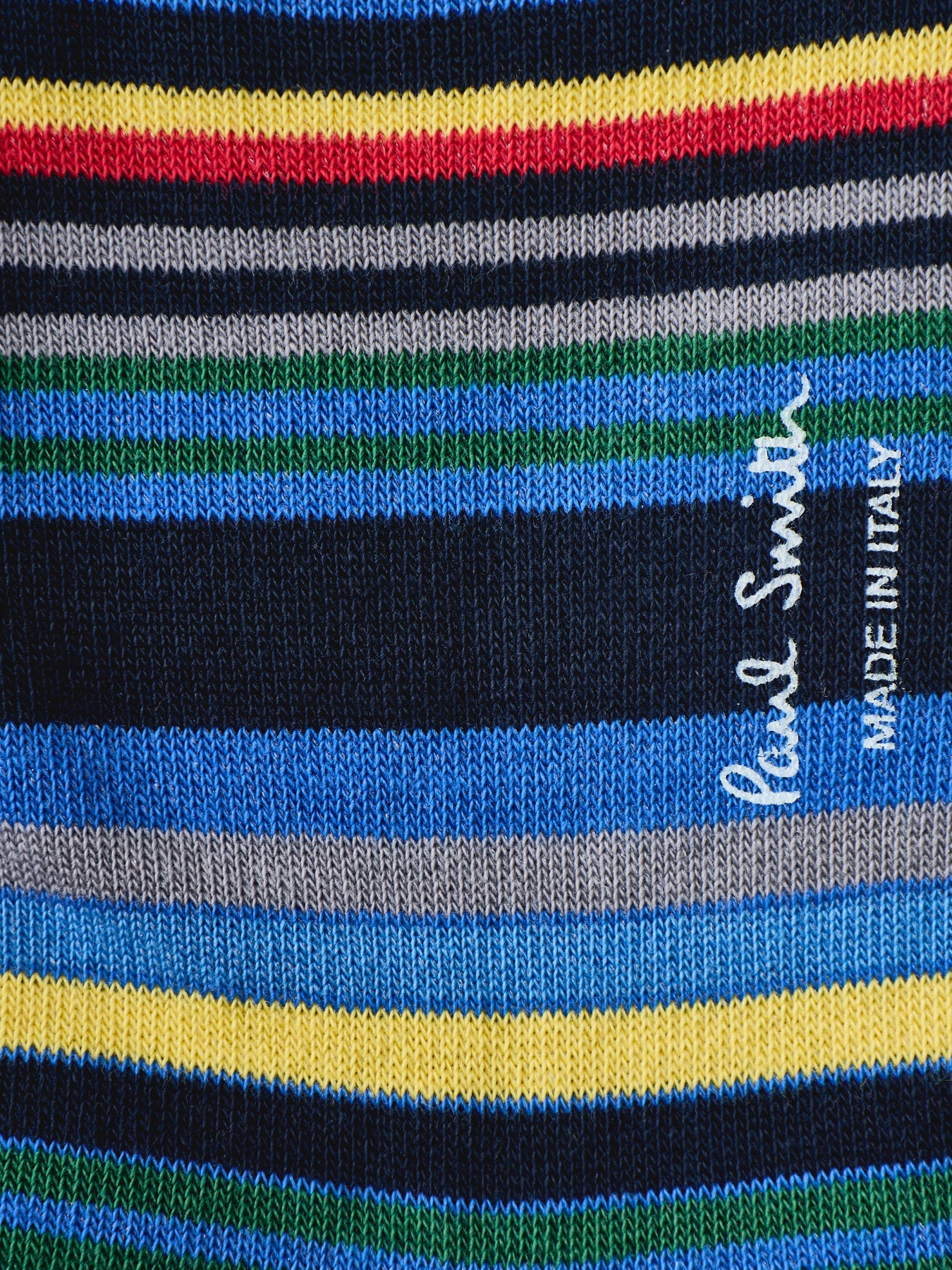 Striped Crew Socks Navy - Image 2