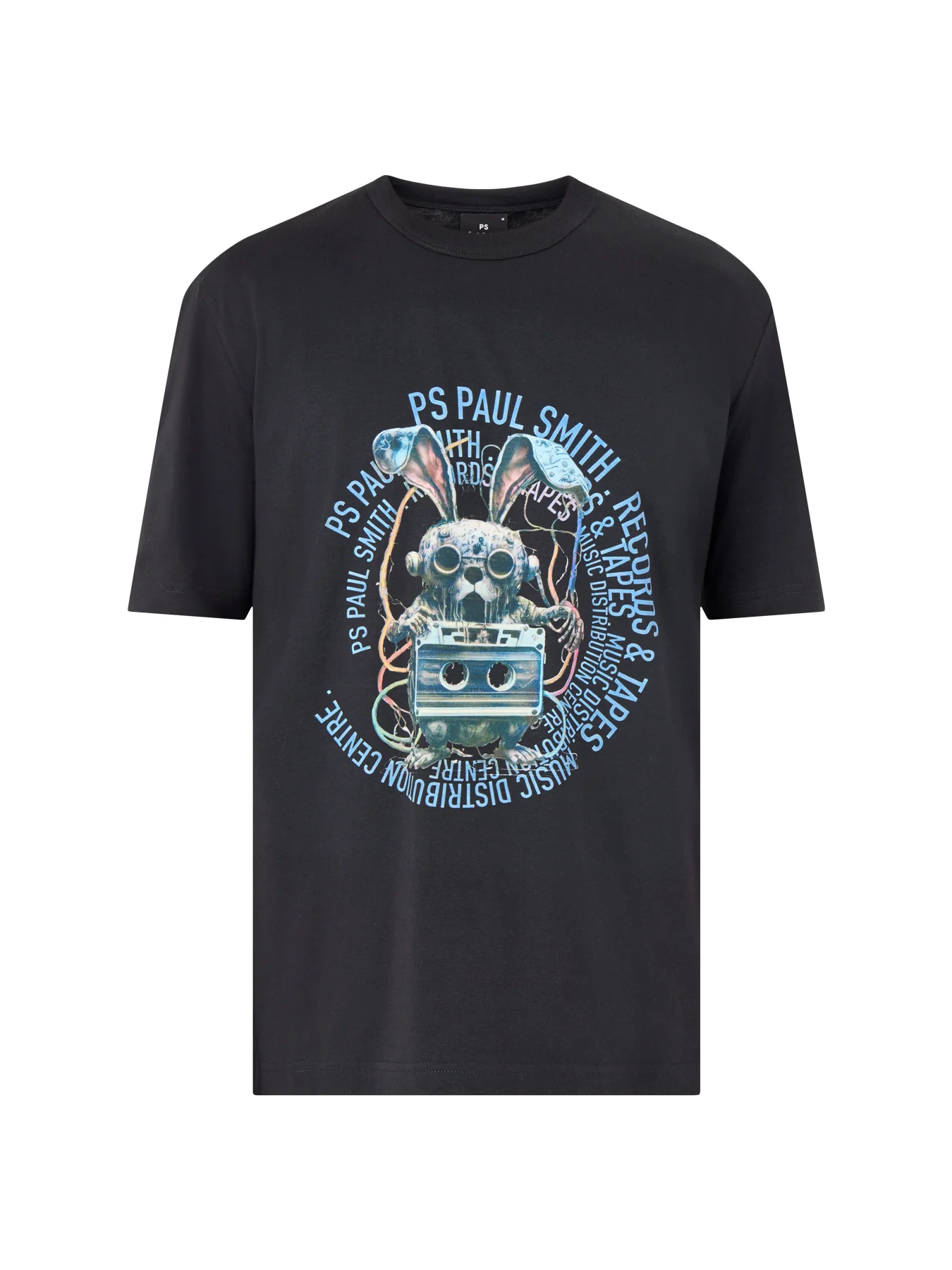 Tape Bunny Short Sleeves Tee Black