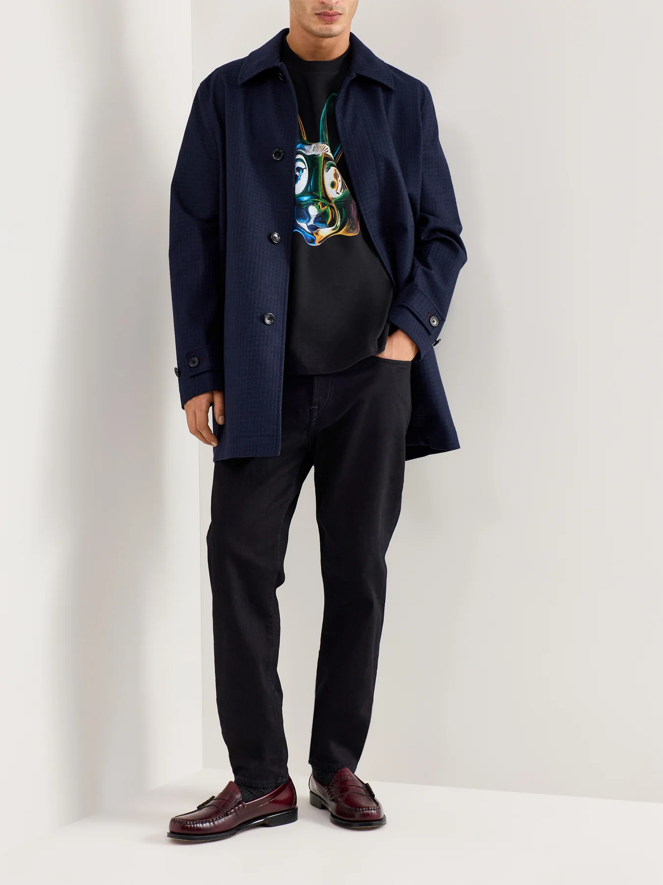Tapered Fit Jeans Indigo - Image 2