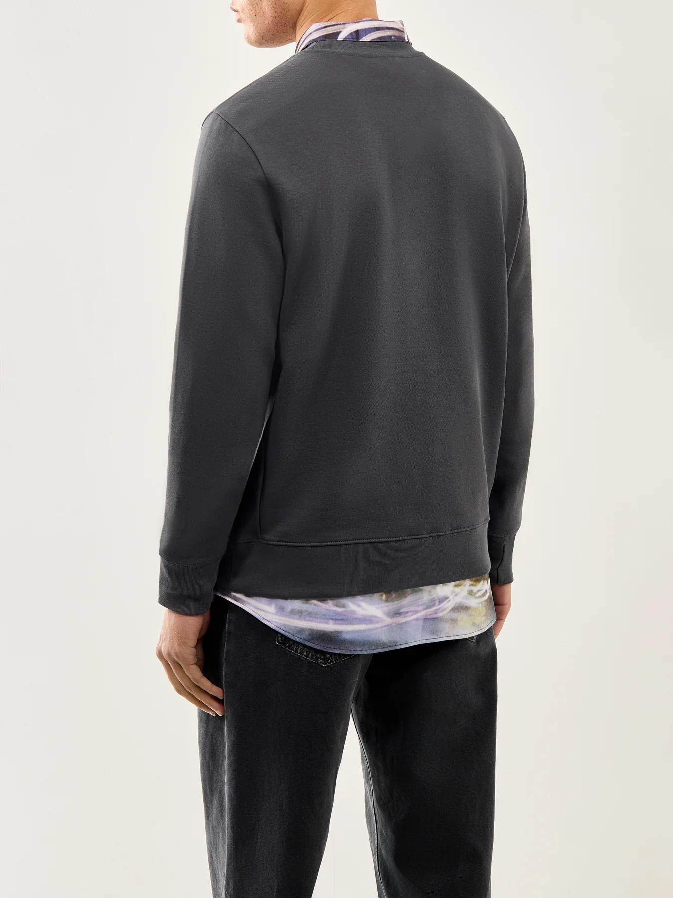 Zebra Logo Sweatshirt Grey - Image 5