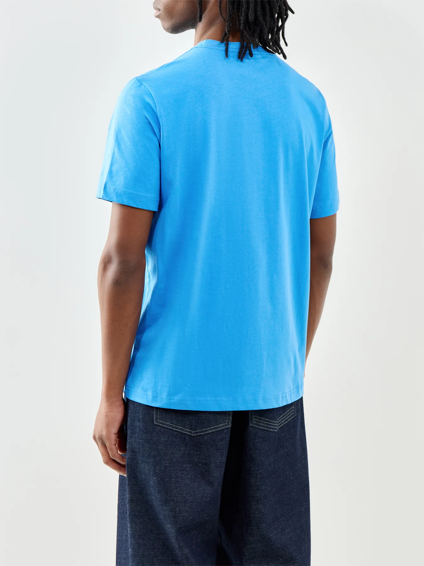 PS Paul Smith Zebra Logo Organic Cotton T-Shirt Blue - Image 5