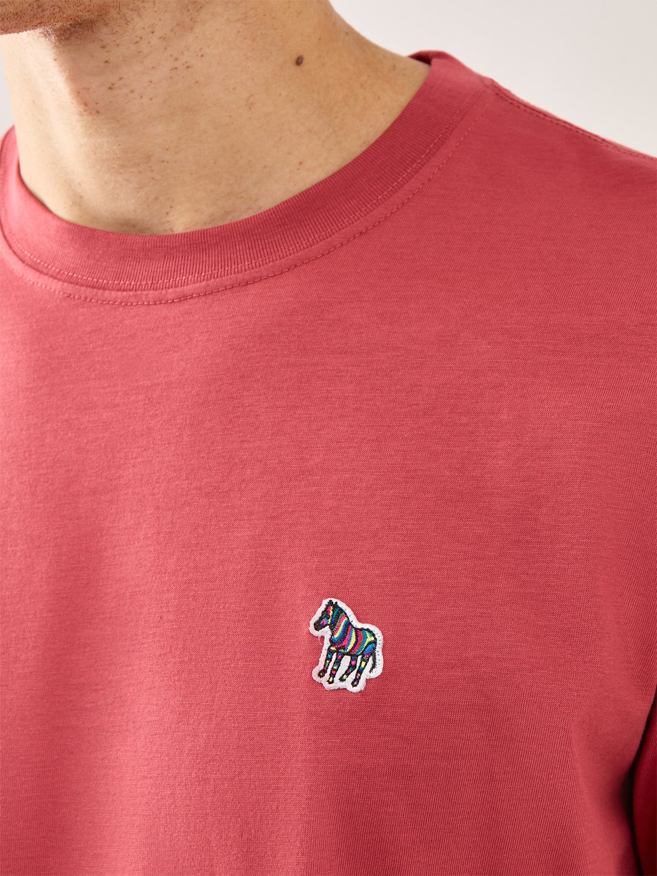 Zebra Graphic T-Shirt Pink - Image 3