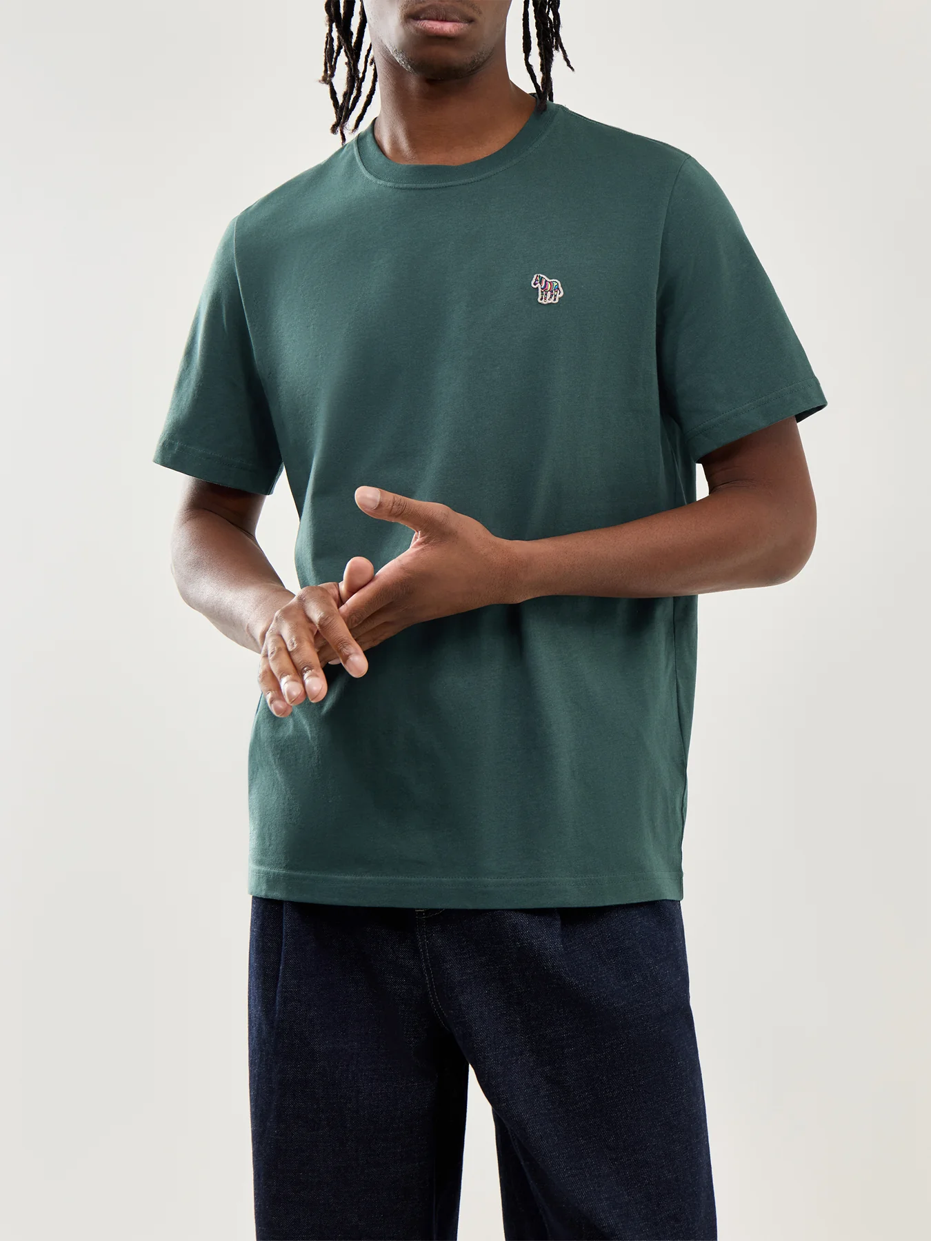Zebra Tee Petrol Green - Image 4