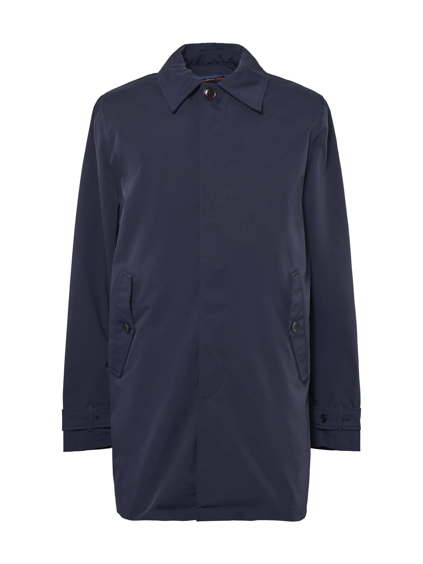 Zip Coat with Removable Lining Navy