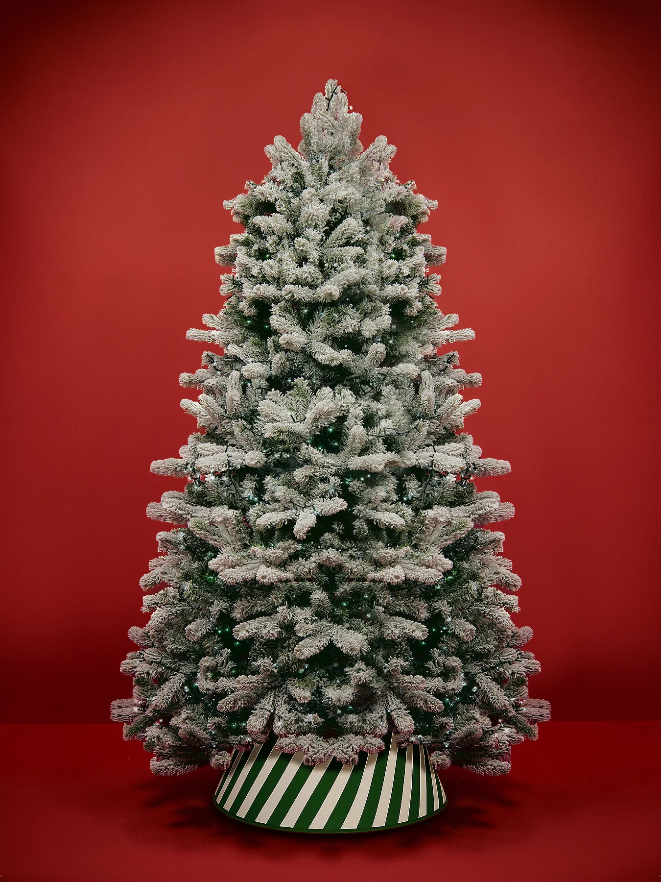 York Spruce Flocked Pvc Christmas Tree - Image 5