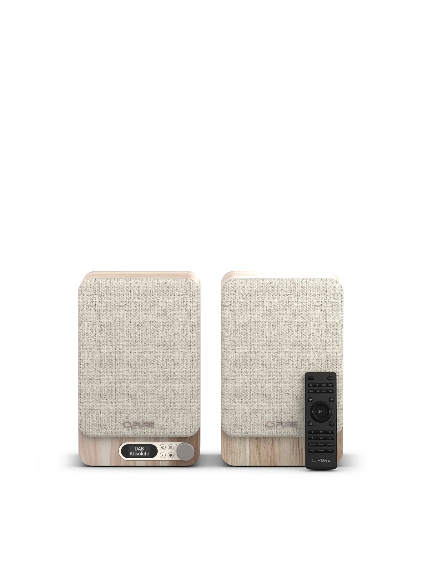 Classic Active Bluetooth Speakers Pair White