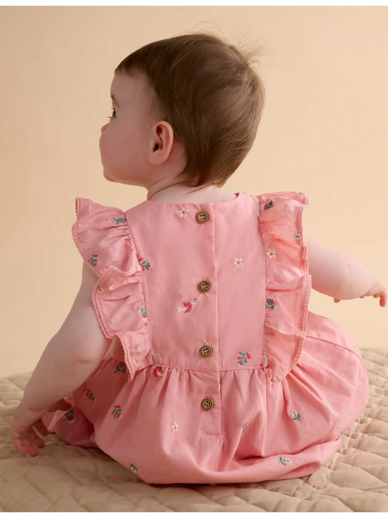 Baby Broderie Dress and Headband - Image 3