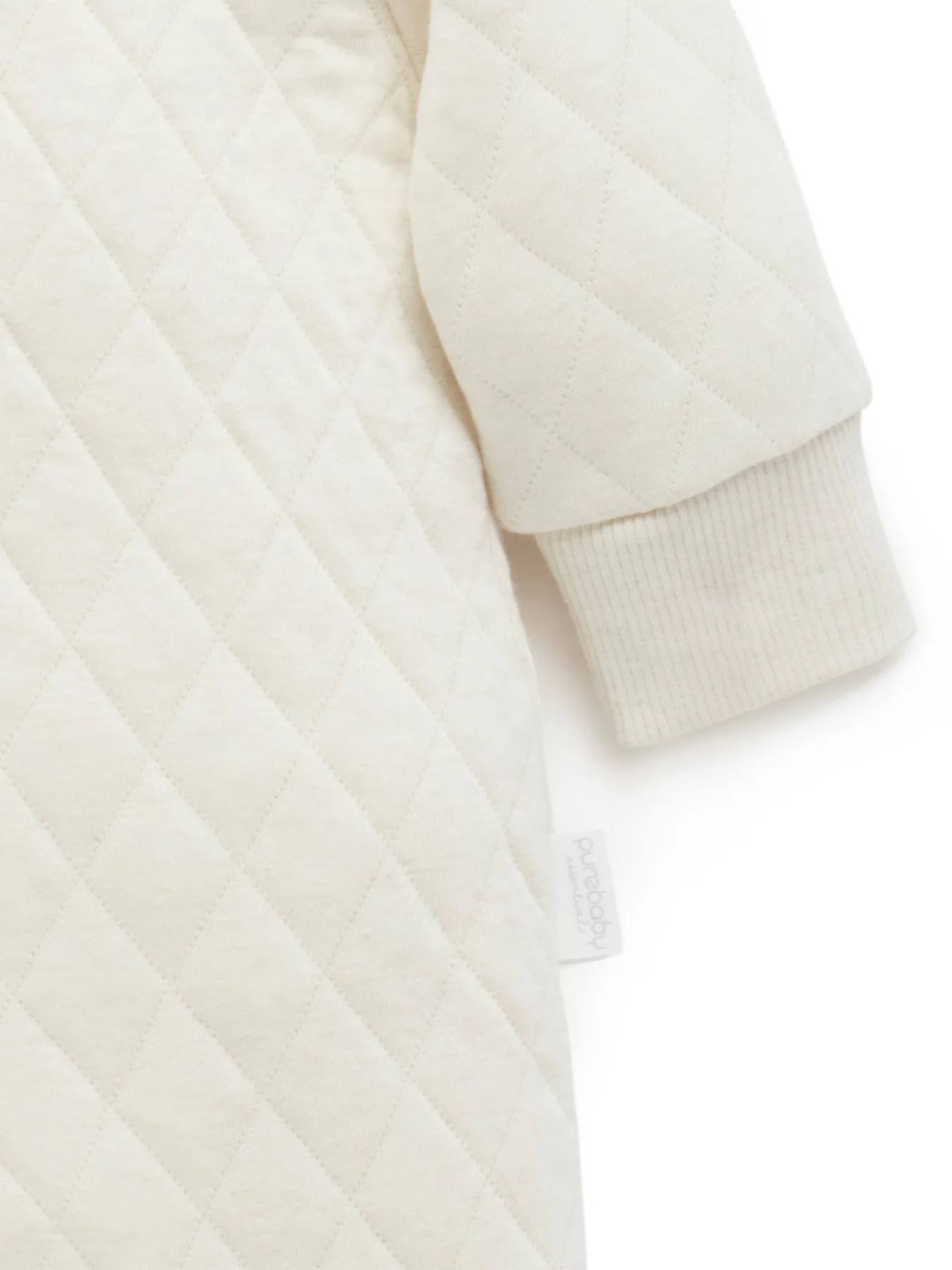 Quilted Growsuit Wheat Melange - Image 2