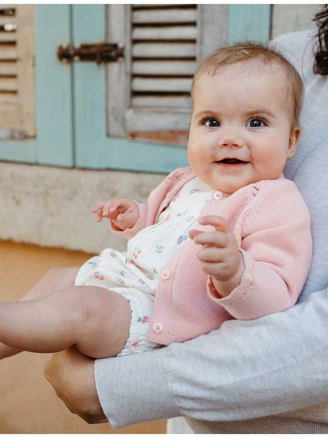 Baby Scalloped Cardigan - Image 2