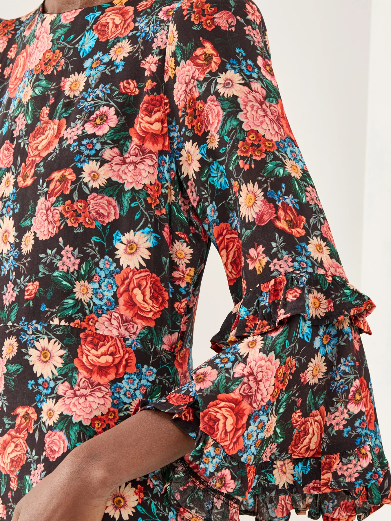Claudia Dutch Print Maxi Blue - Image 3