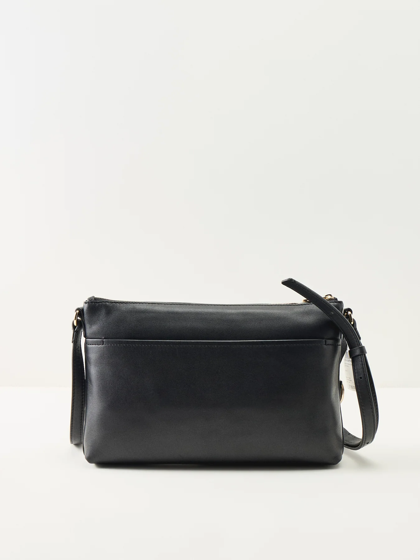 Pockets Medium Zip Top Crossbody Bag Black - Image 3