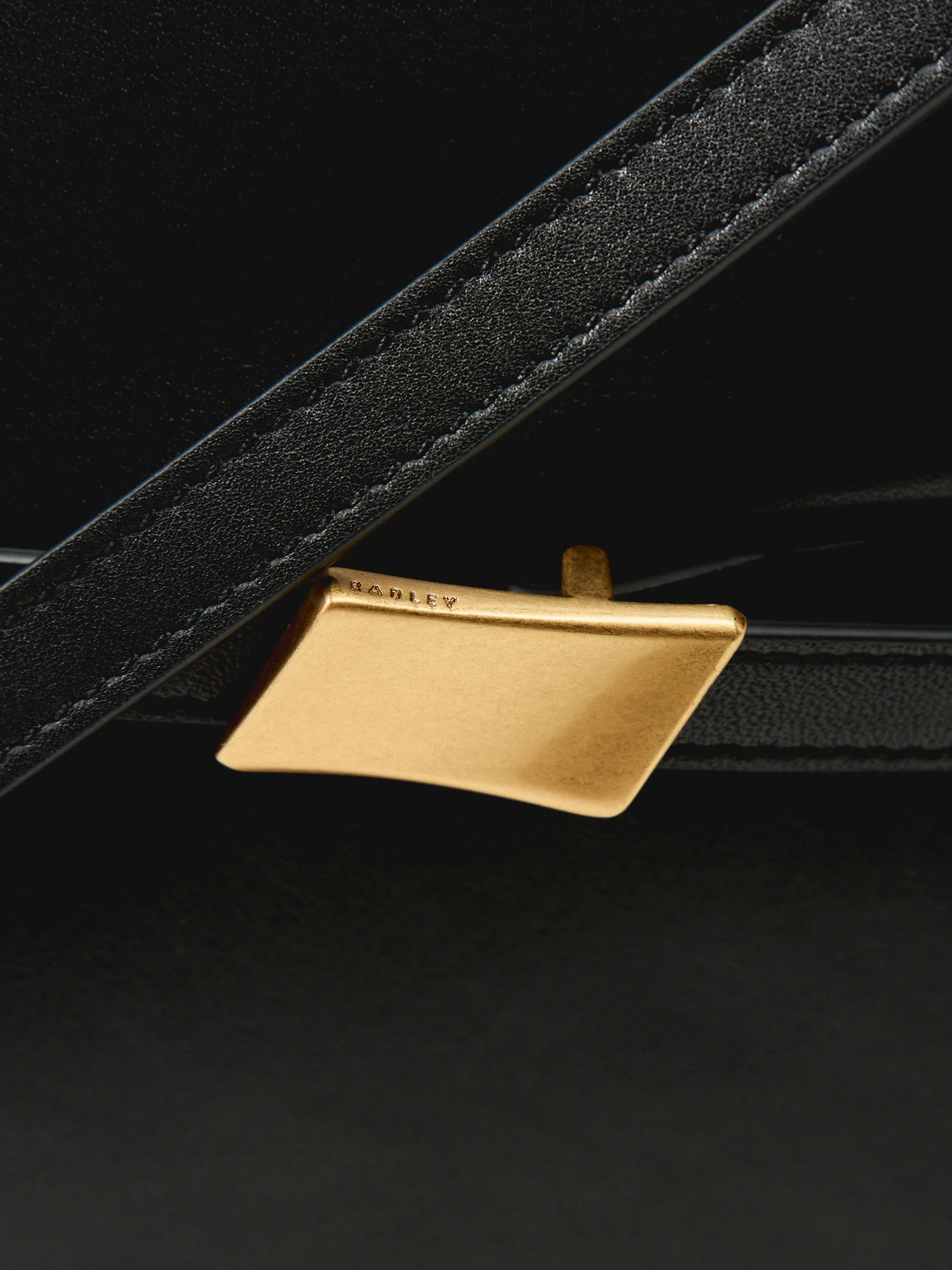 Christina Small Flapover Crossbody Black - Image 5