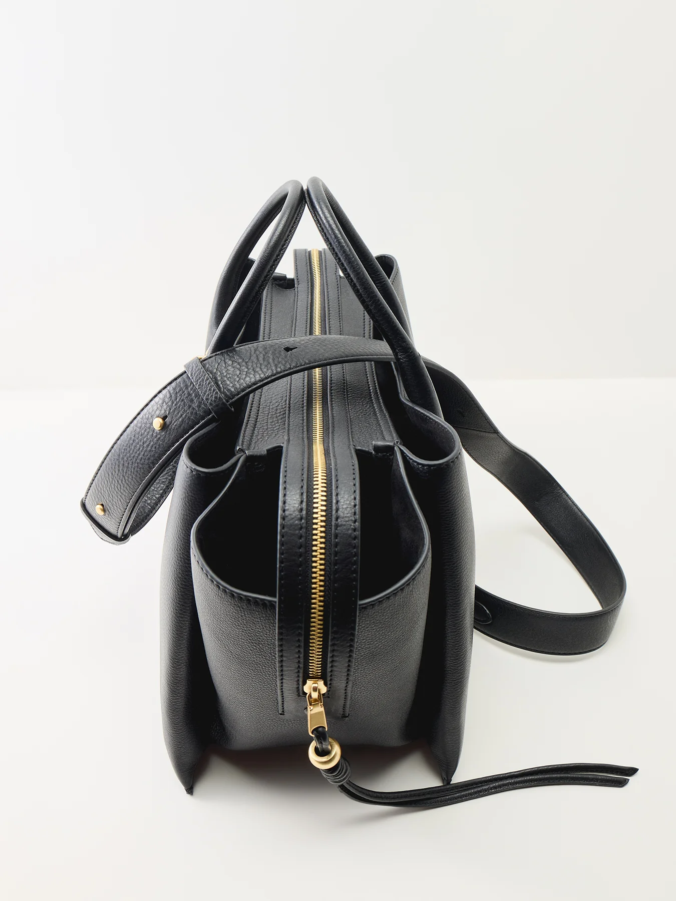 Romilly Large Ziptop Grab Black - Image 5