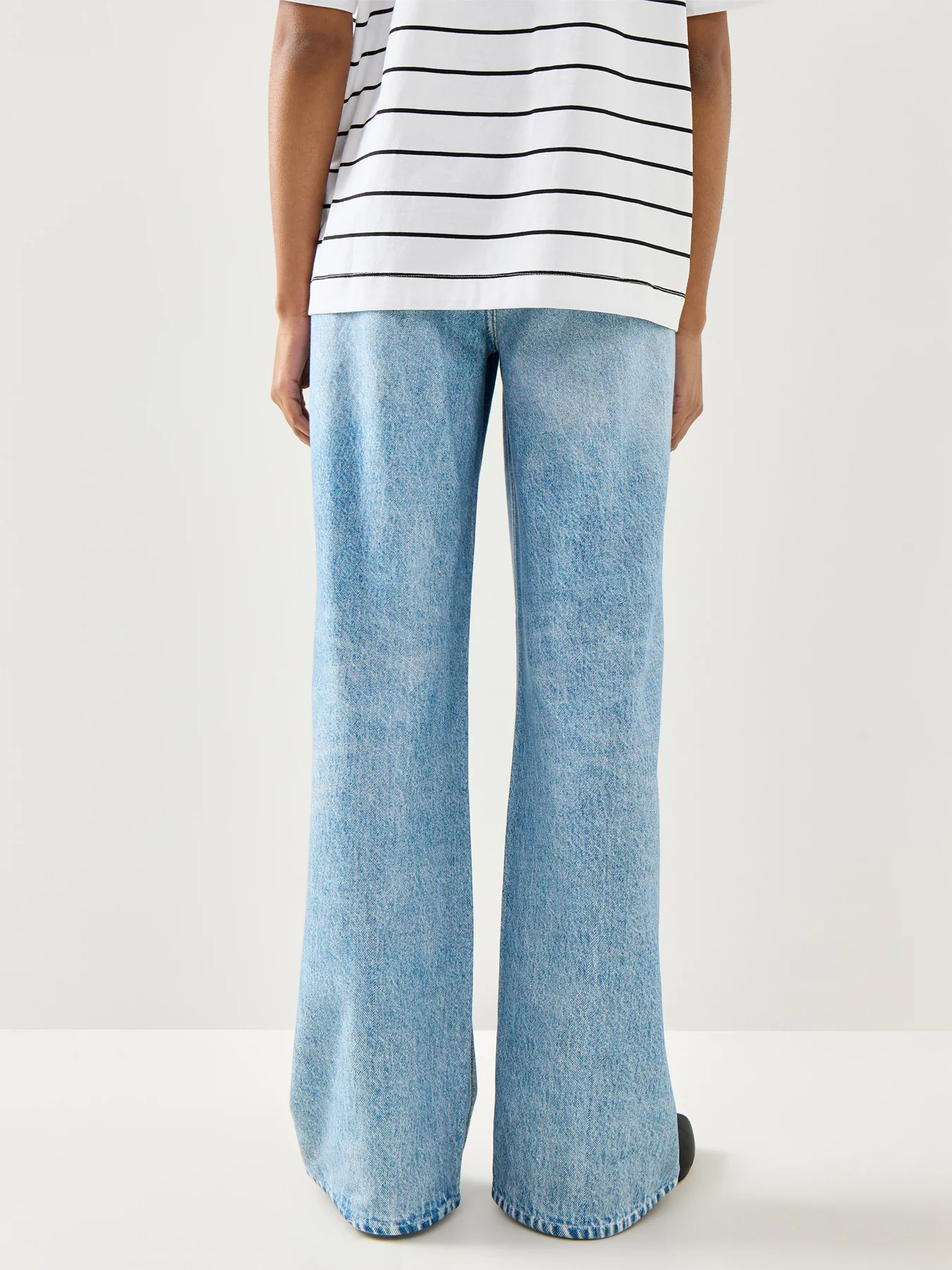 Miramar Wide Leg Trouser Blue - Image 5